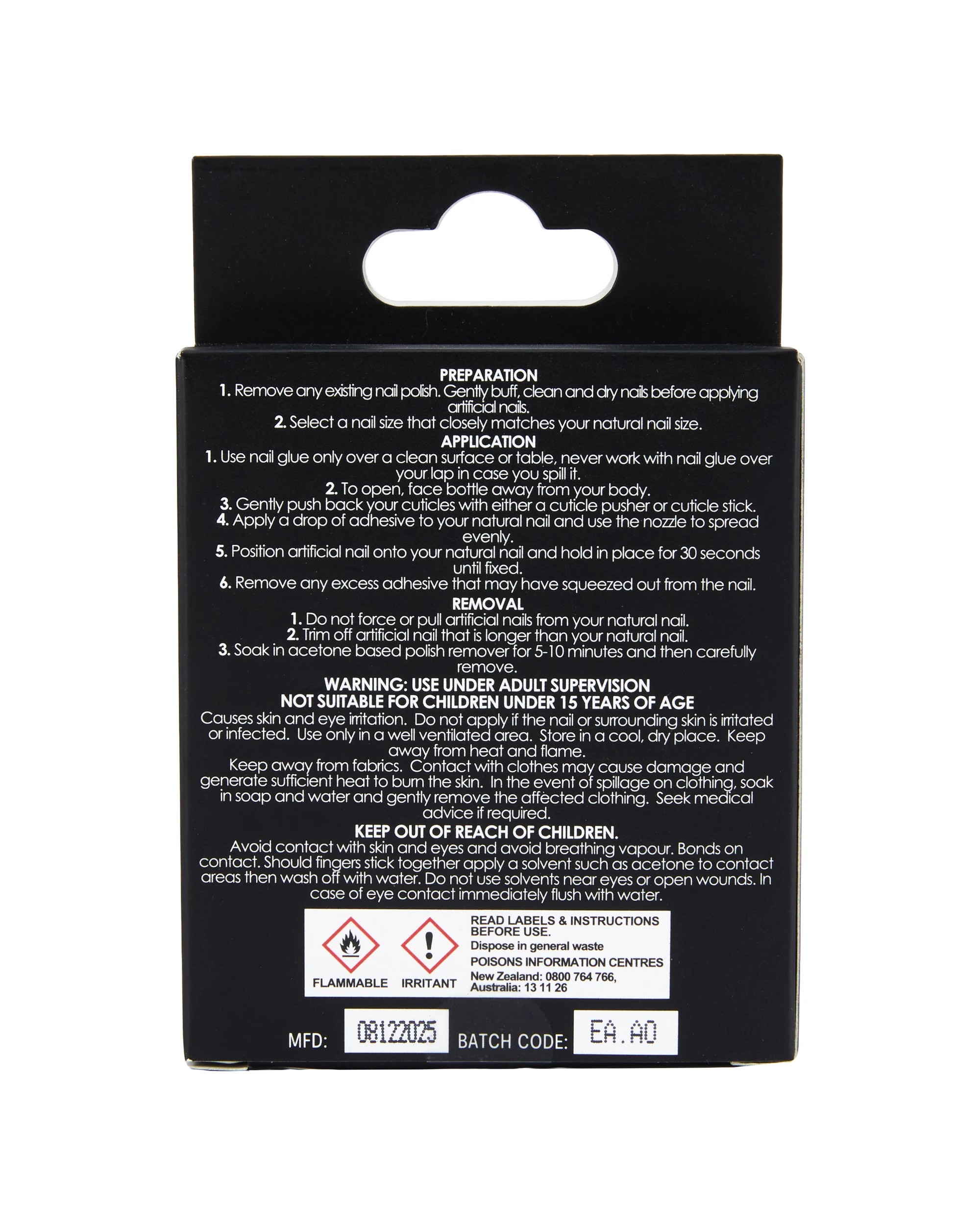 4 OXX Cosmetics 24 Pack Artificial Nails with Adhesive - Almond Shape, Leopard, 4 of 4