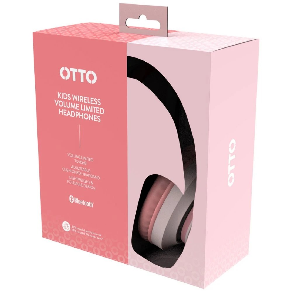 7 Otto Kids Wireless Headphones Pink, 7 of 7