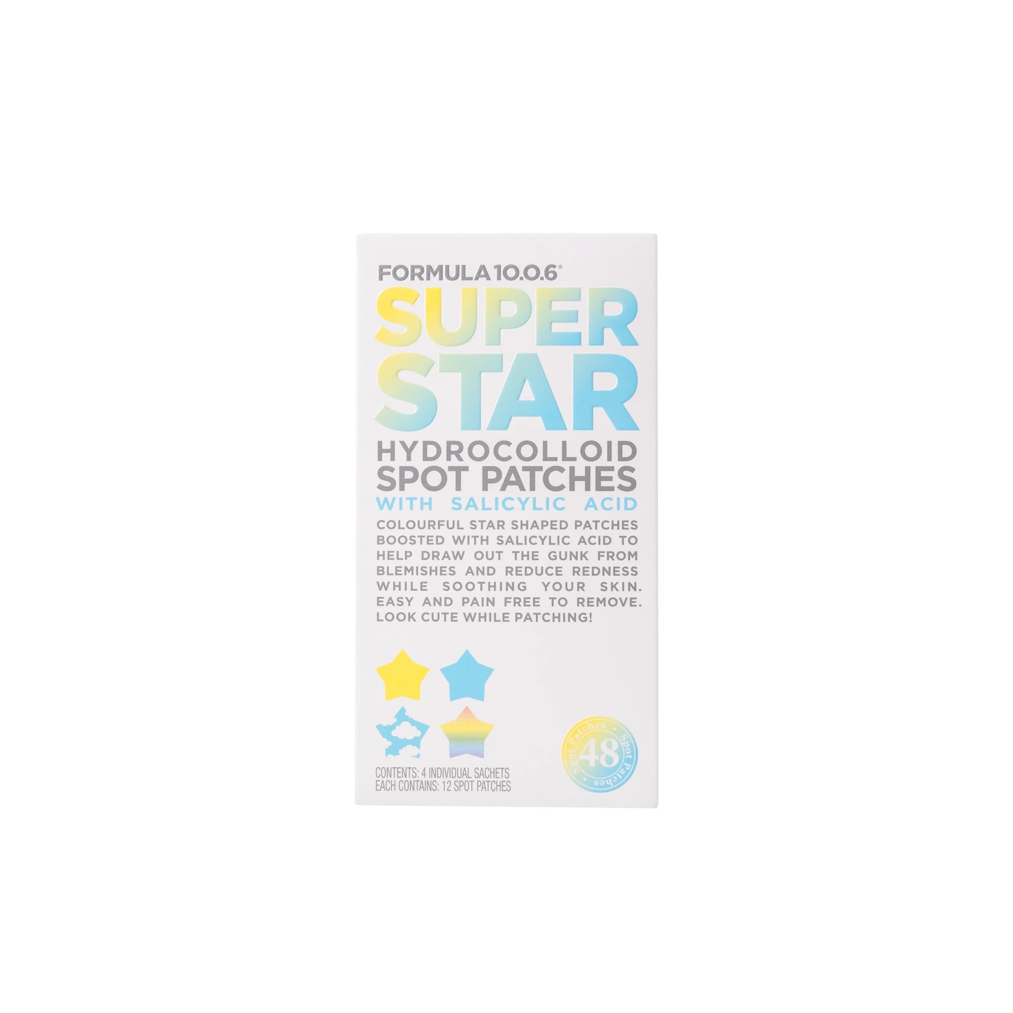 1 Formula 10.0.6 48 Piece Super Star Hydrocolloid Spot Patches - Salicylic Acid, 1 of 3
