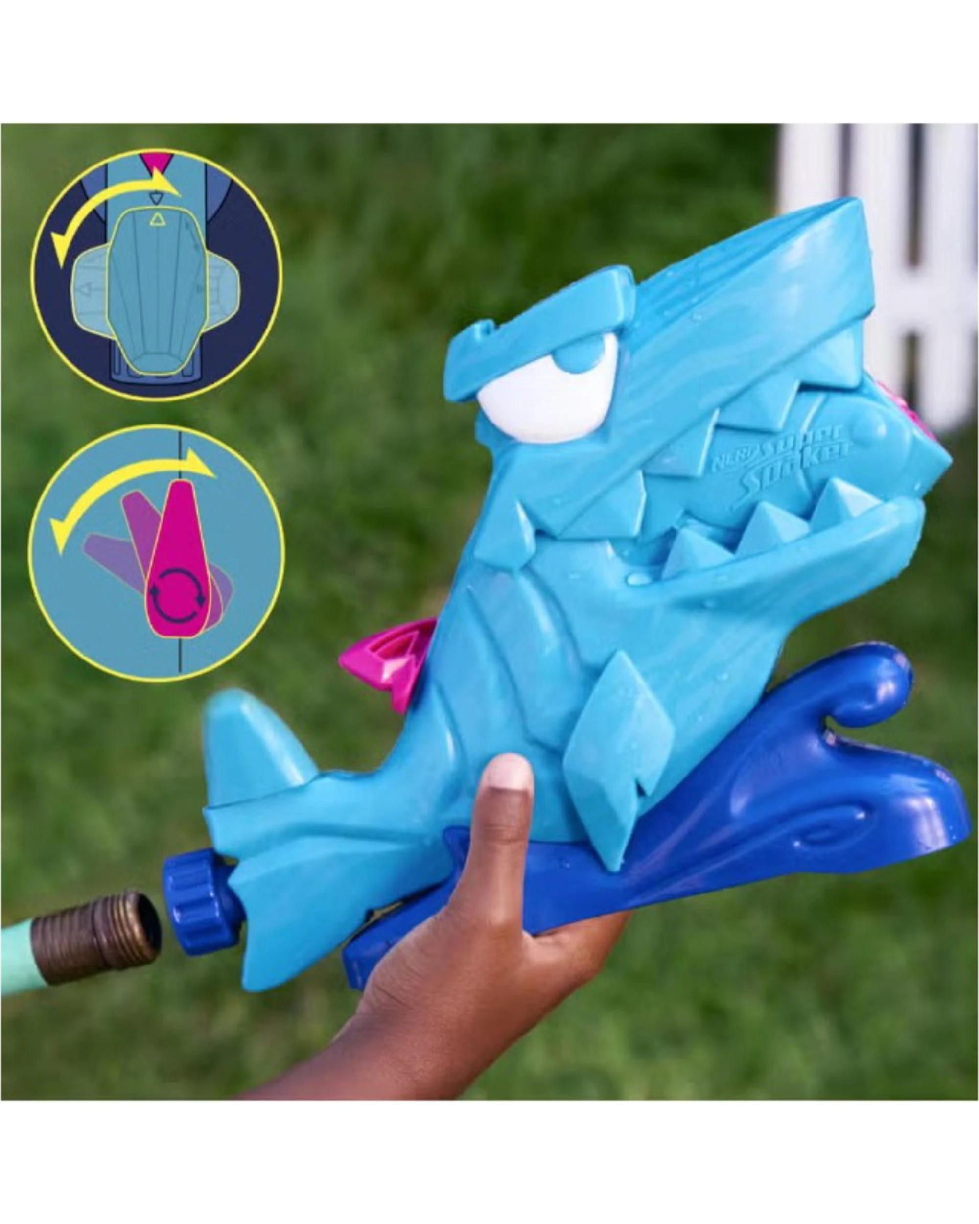 Nerf Super Soaker Hop and Chomp Water Toy - Kmart