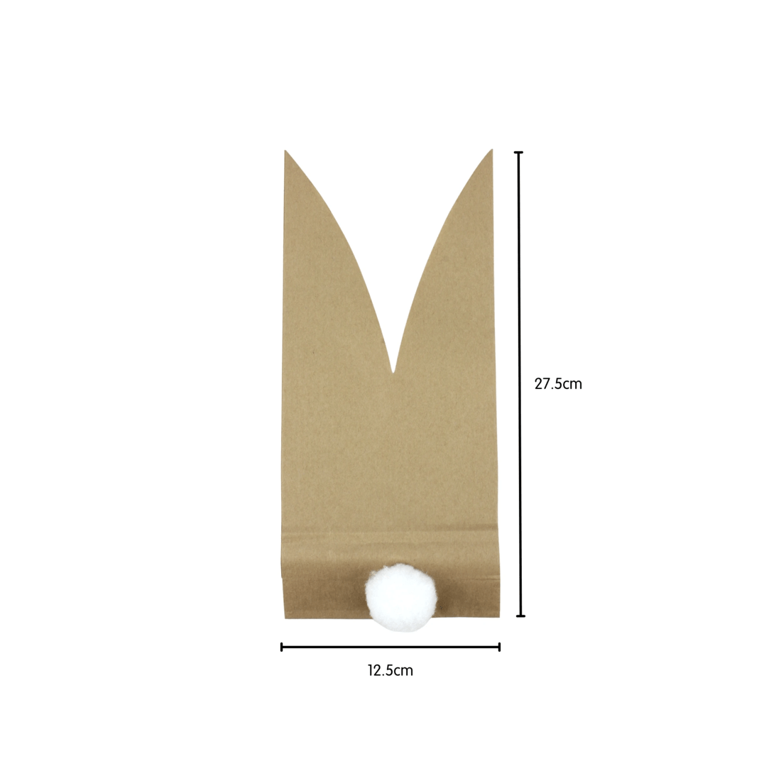 2 Unique Fluffy Bunny Tail Paper Lolly / Treat Bags Pack of 8, 2 of 2