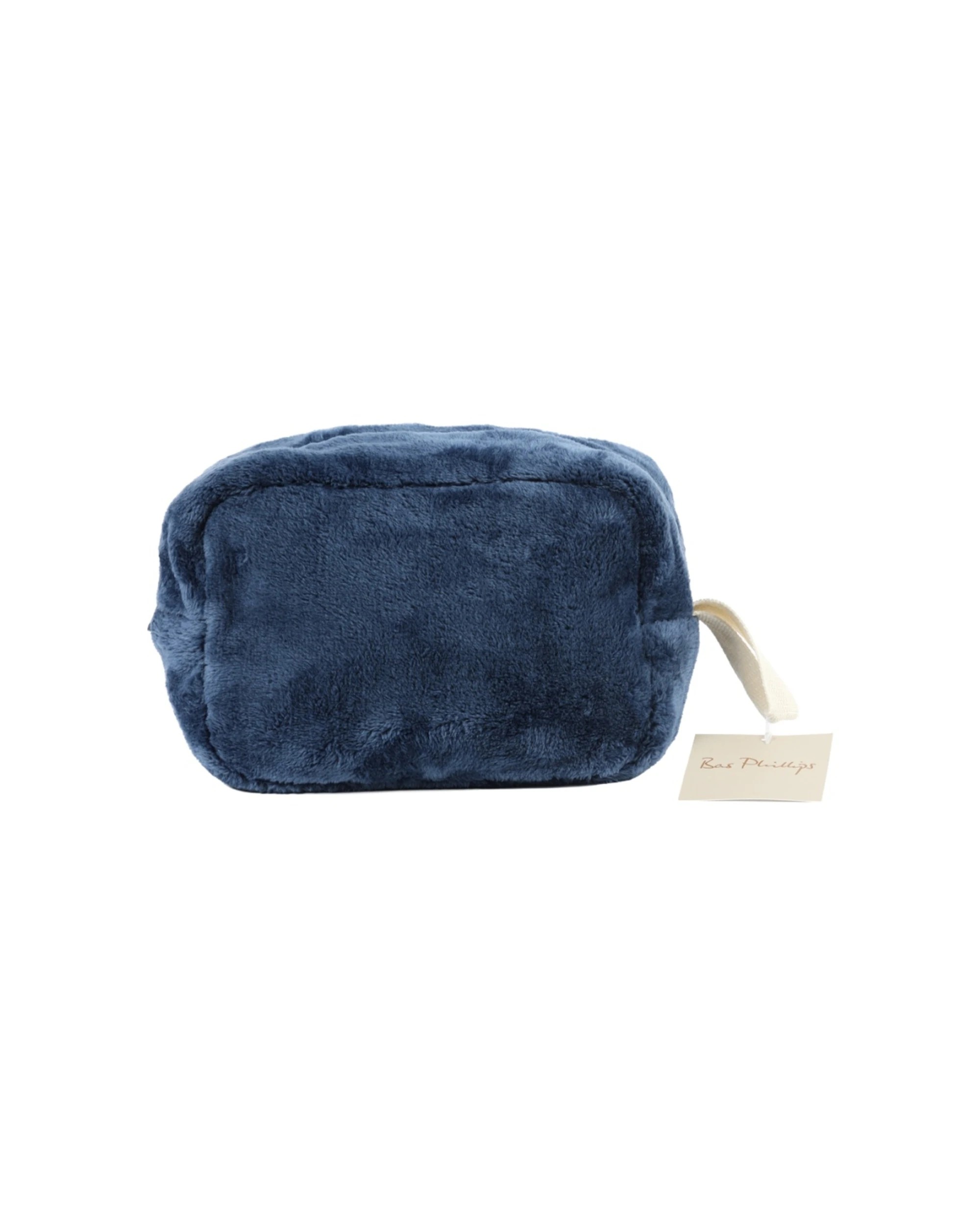 2 Bas Phillips Mink Polyester Cosmetic Makeup Toiletries Bag Denim - Blue, 2 of 4