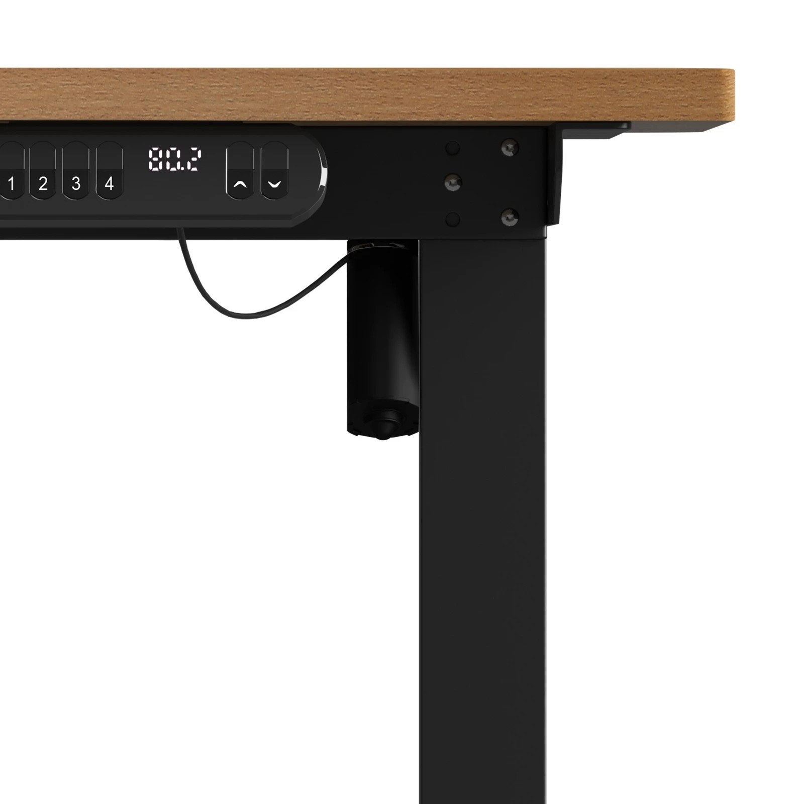 3 Oikiture Electric Standing Desk Single Motor 140cm Tabletop
 - Multi, 3 of 4