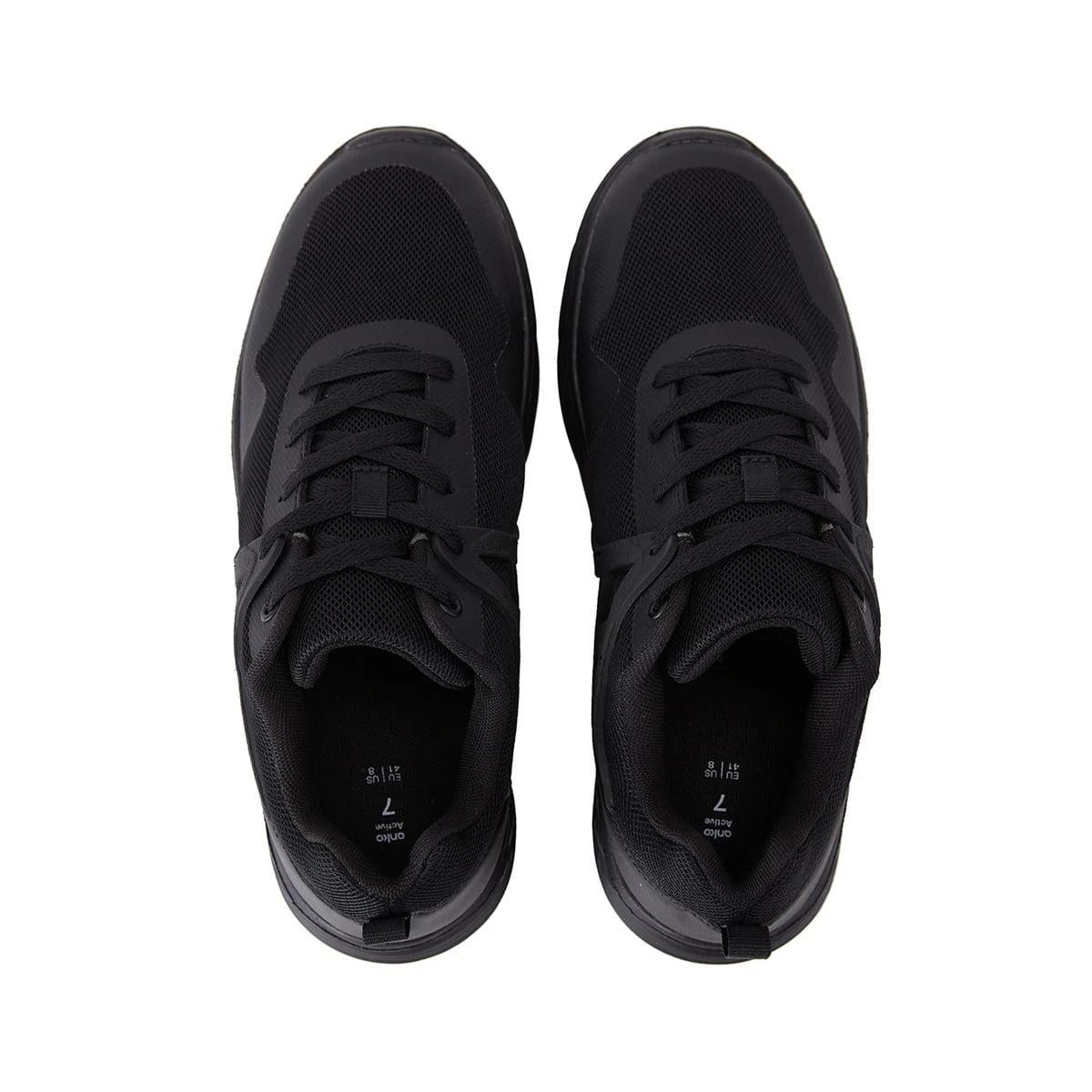 2 Active Mens Destiny Trainer Shoes BLACK BLACK, 2 of 5