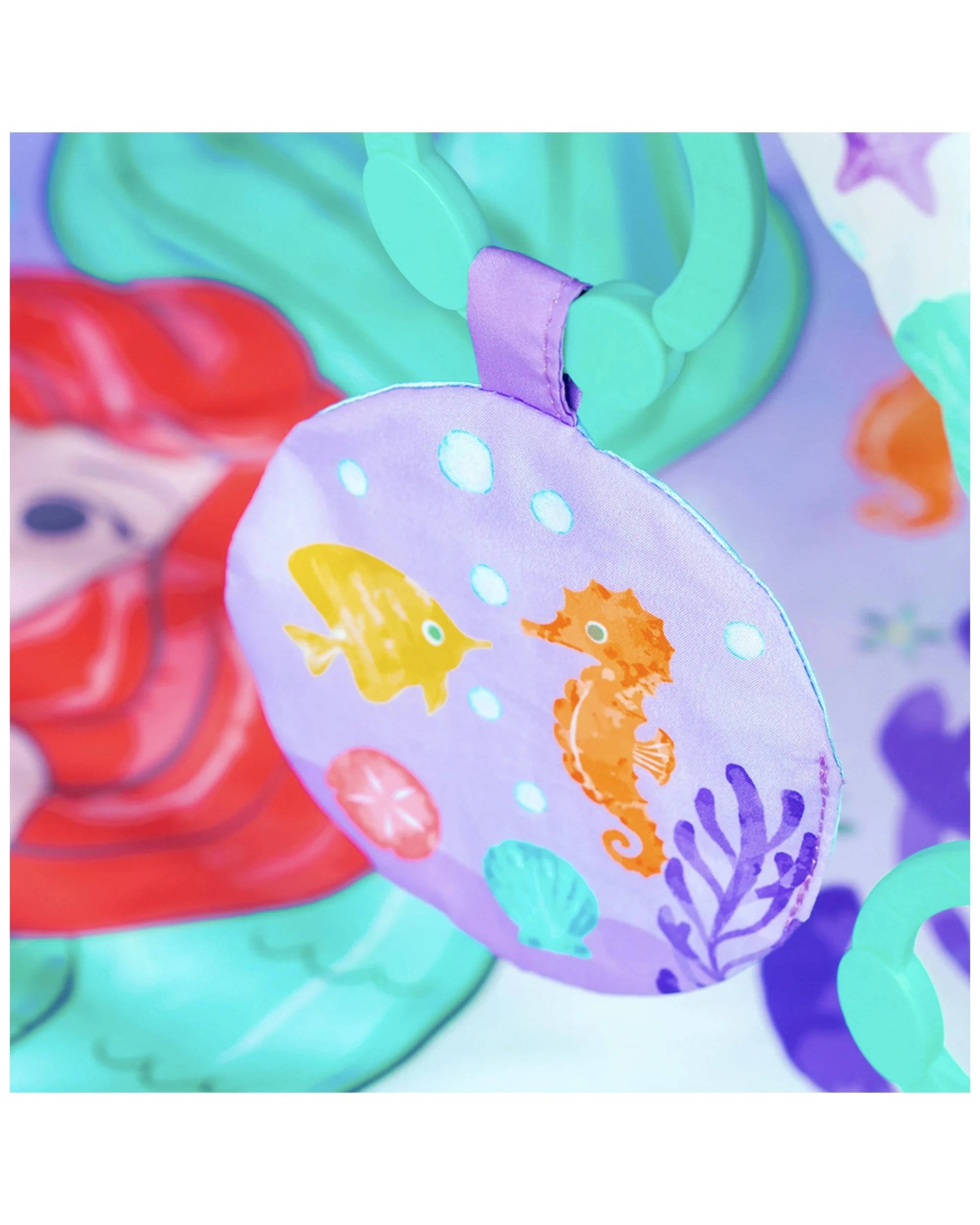 5 Bright Starts Disney Baby Little Mermaid Baby Play Mat Activity Gym 0m+
 - Purple, 5 of 7