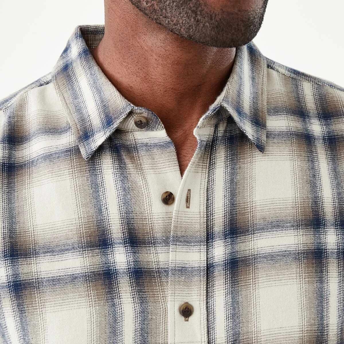 5 Long Sleeve Brushed Check Shirt Bge Check, 5 of 6