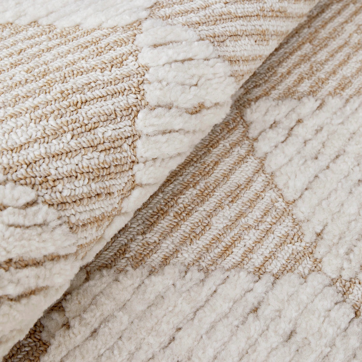 7 Common Ground Rugs Lyrica Yuri 500x80cm - Extra Large Runner Power Loomed Pet Friendly Rug - Beige, 7 of 7