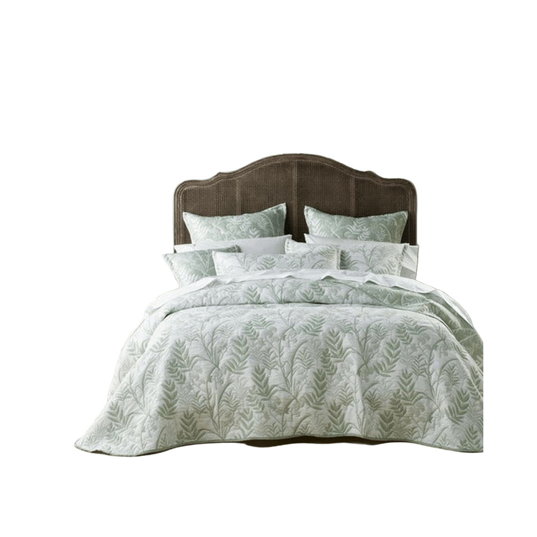 1 Bianca Bedding Eden Sage Polyester/Cotton Bedspread Set - Green, 1 of 5