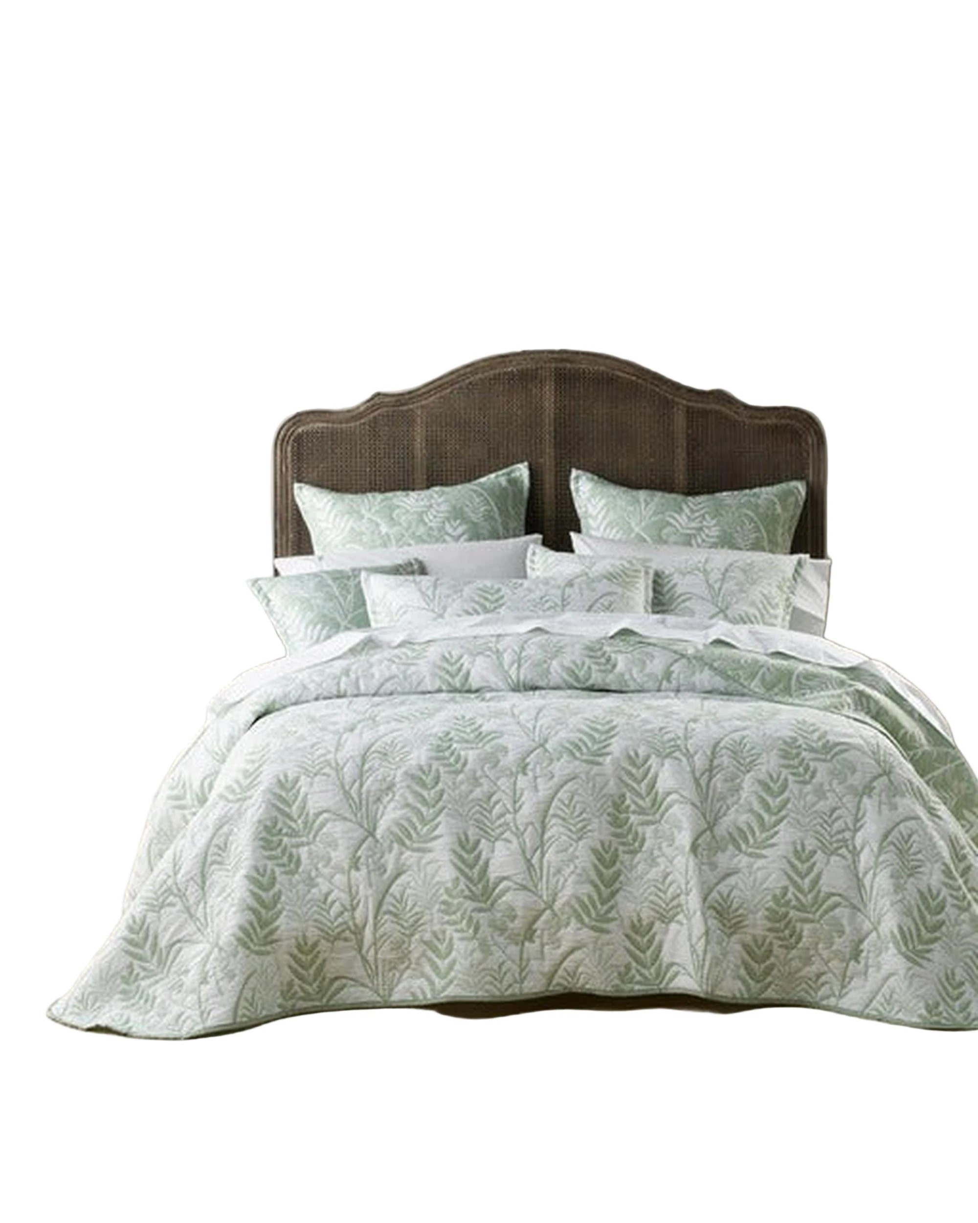 1 Bianca Bedding Eden Sage Polyester/Cotton Bedspread Set - Green, 1 of 5