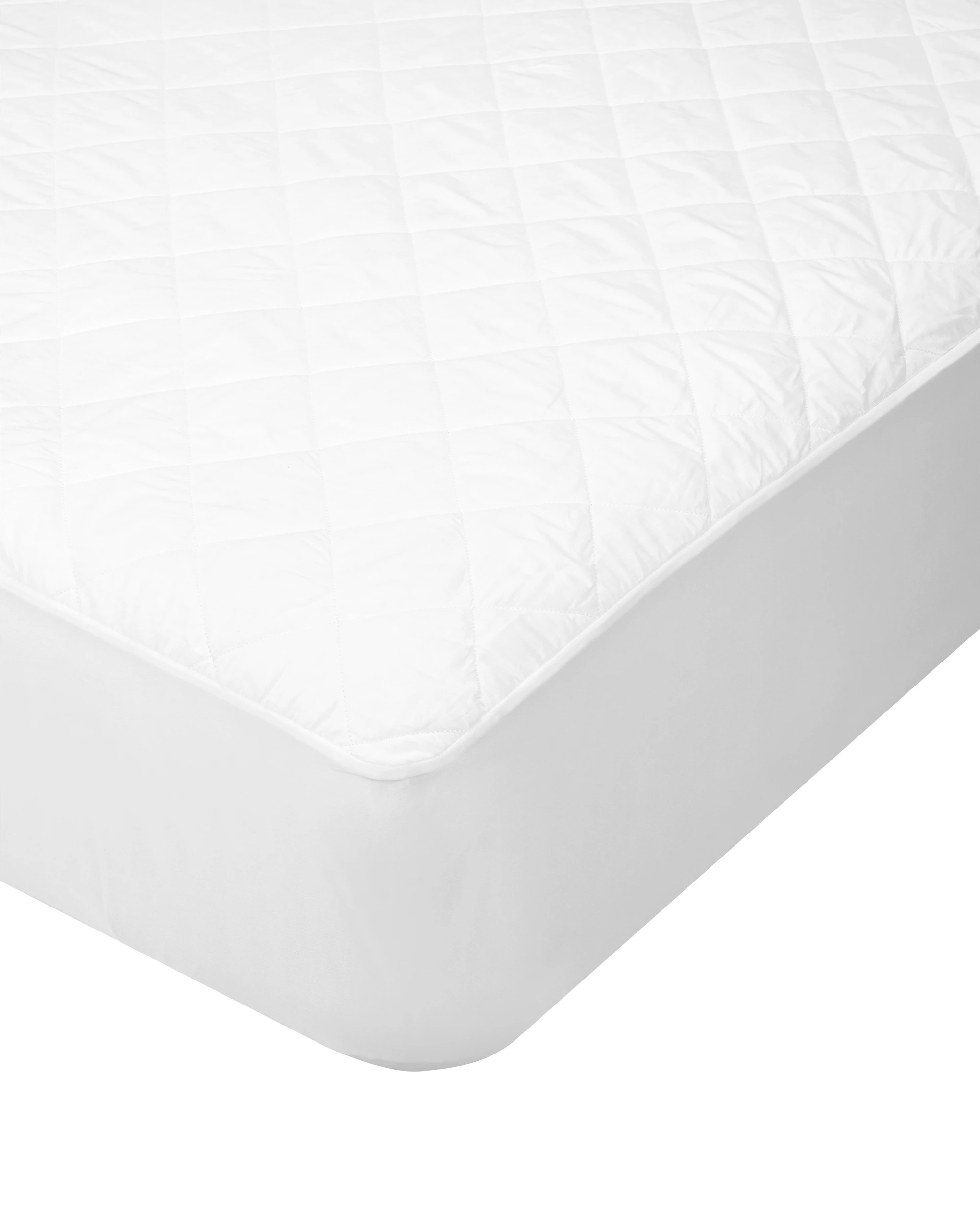 4 Waterproof Quilted Mattress Protector - King Bed, White, 4 of 4