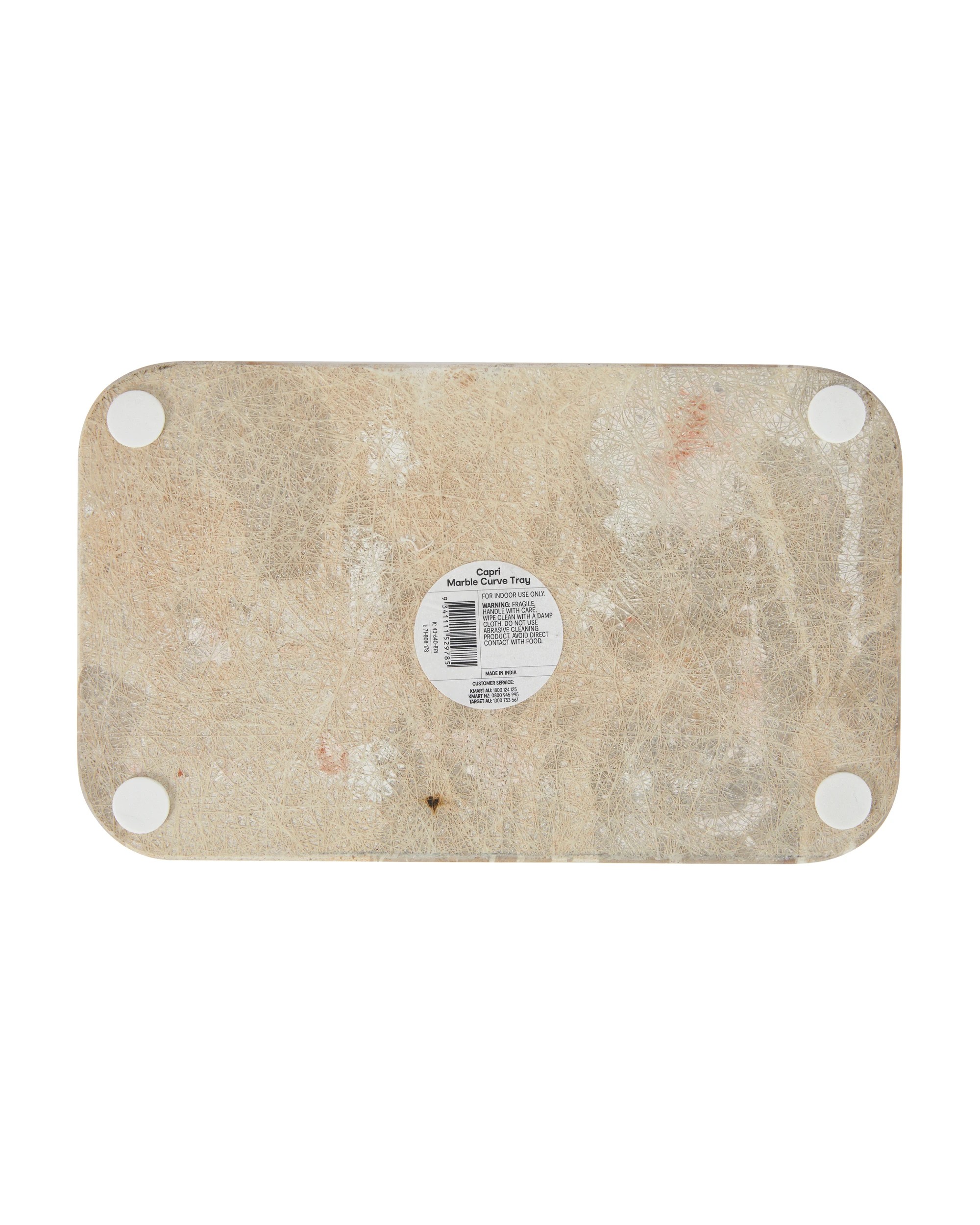 6 Capri Marble Curve Tray, 6 of 6