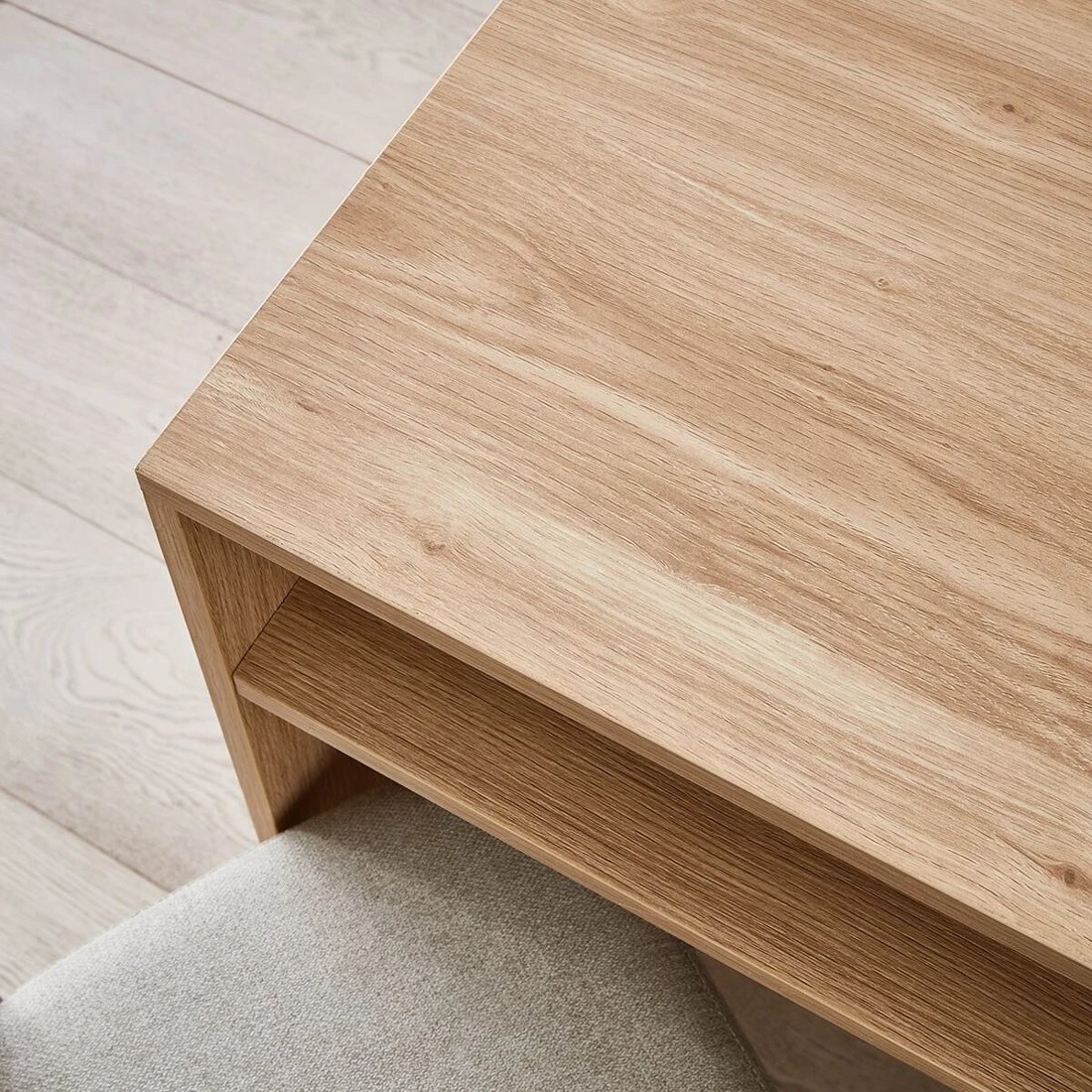 7 Desk with Storage - Oak, 7 of 9