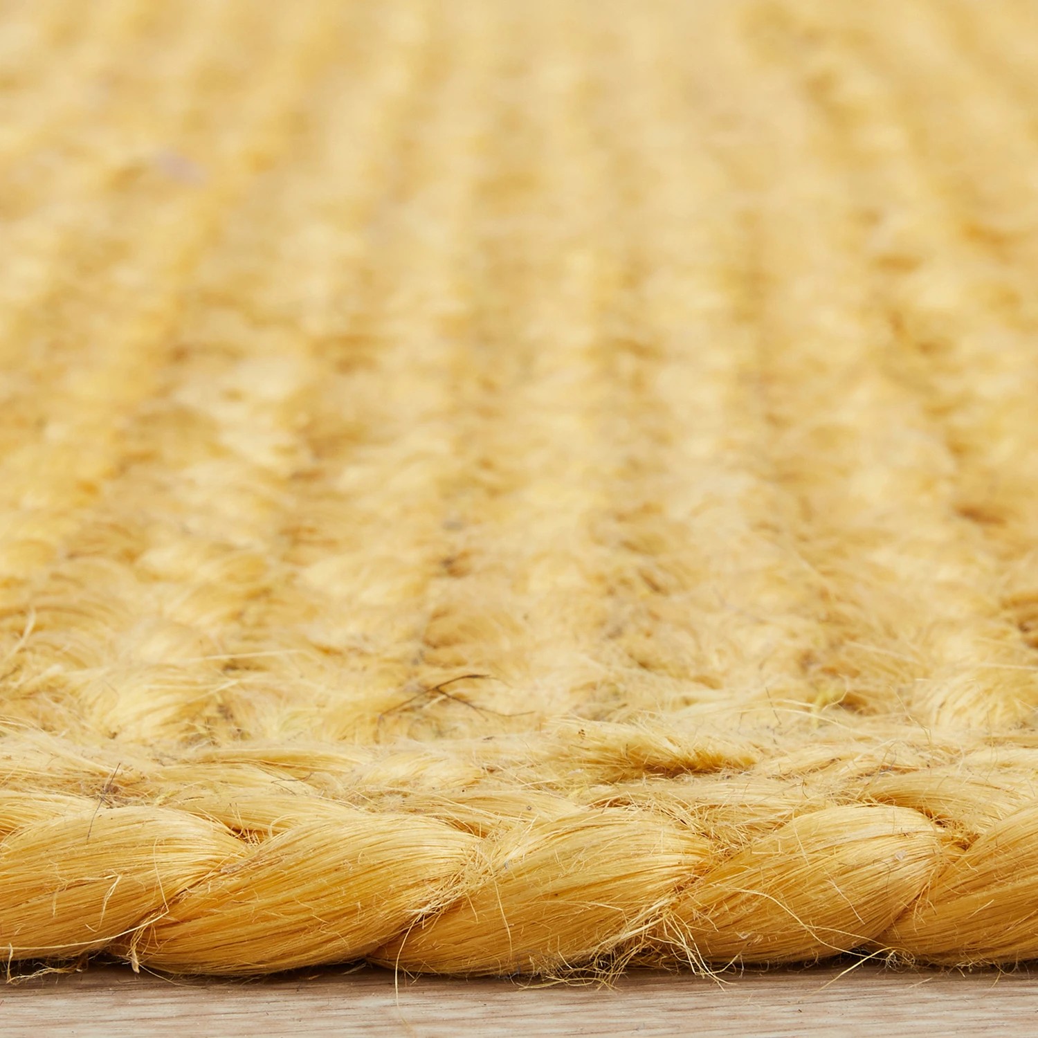 7 Common Ground Rugs Shoreline 400x300cm - Extra Extra Large Hand Braided Jute Floor Rug - Yellow, 7 of 8