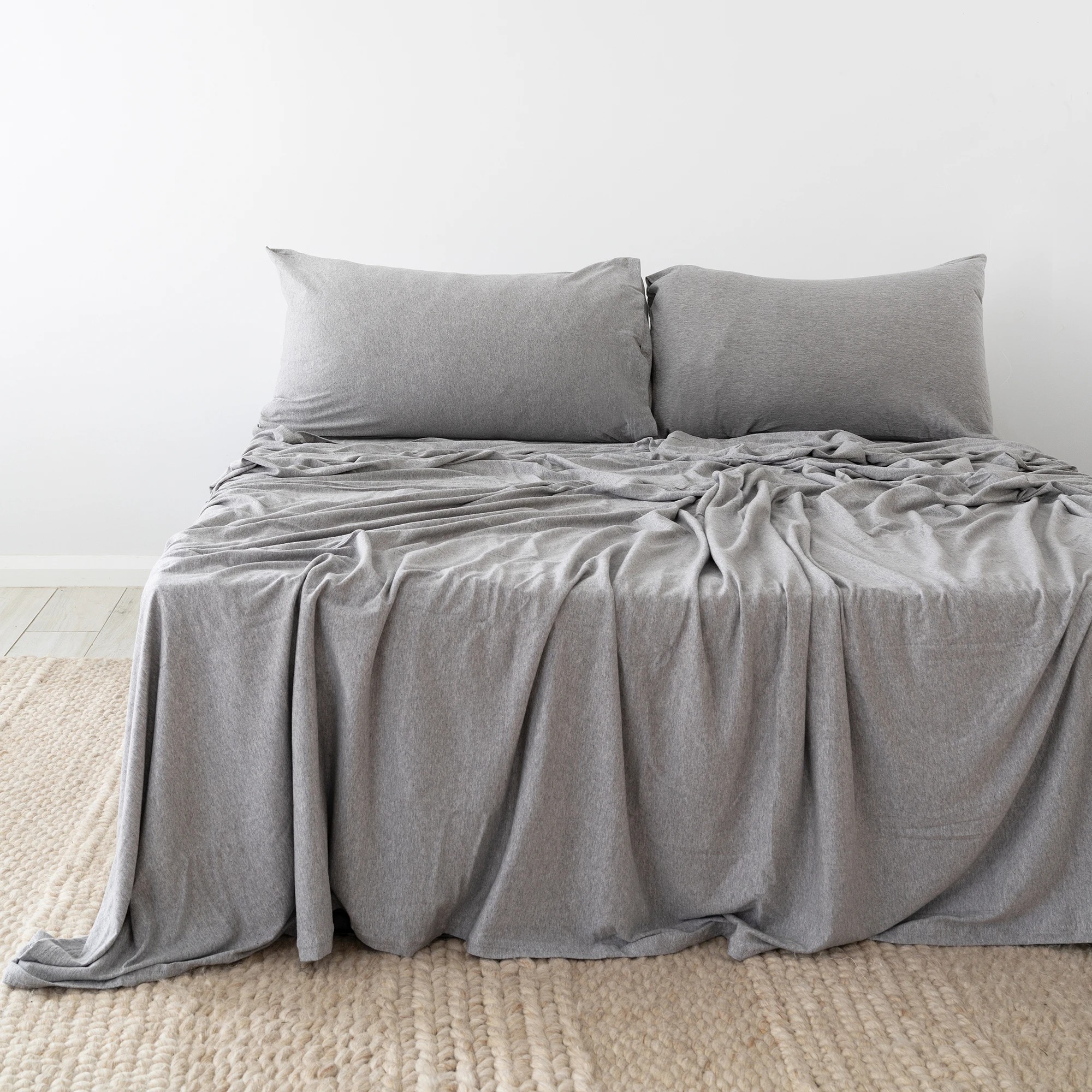 1 Bambury BedT Organica Organic Cotton Tencel Blend Jersey Knit Sheet Set, 1 of 3
