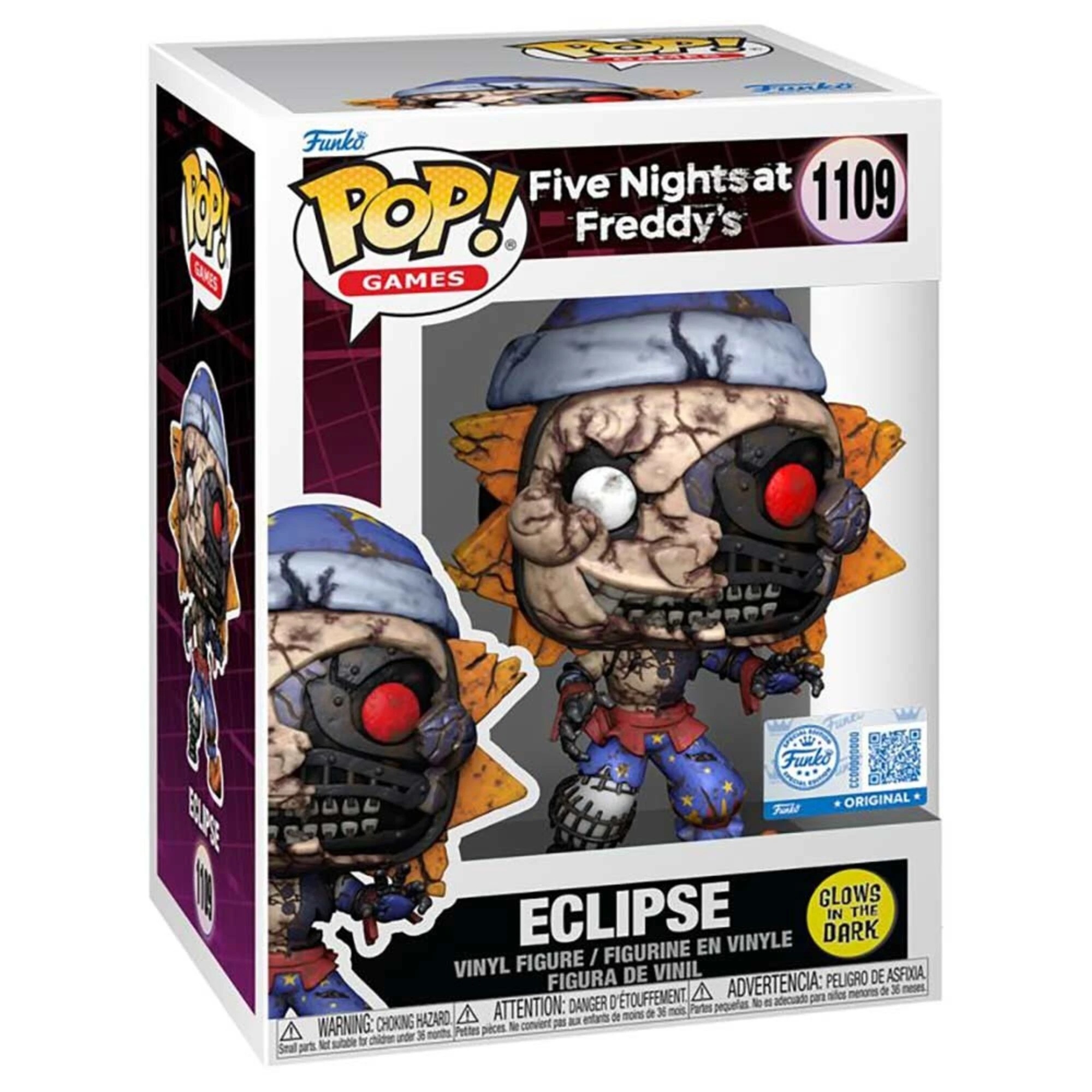 2 Five Nights at Freddy's: Security Breach - Eclipse Glow Pop! Vinyl Figure, 2 of 2