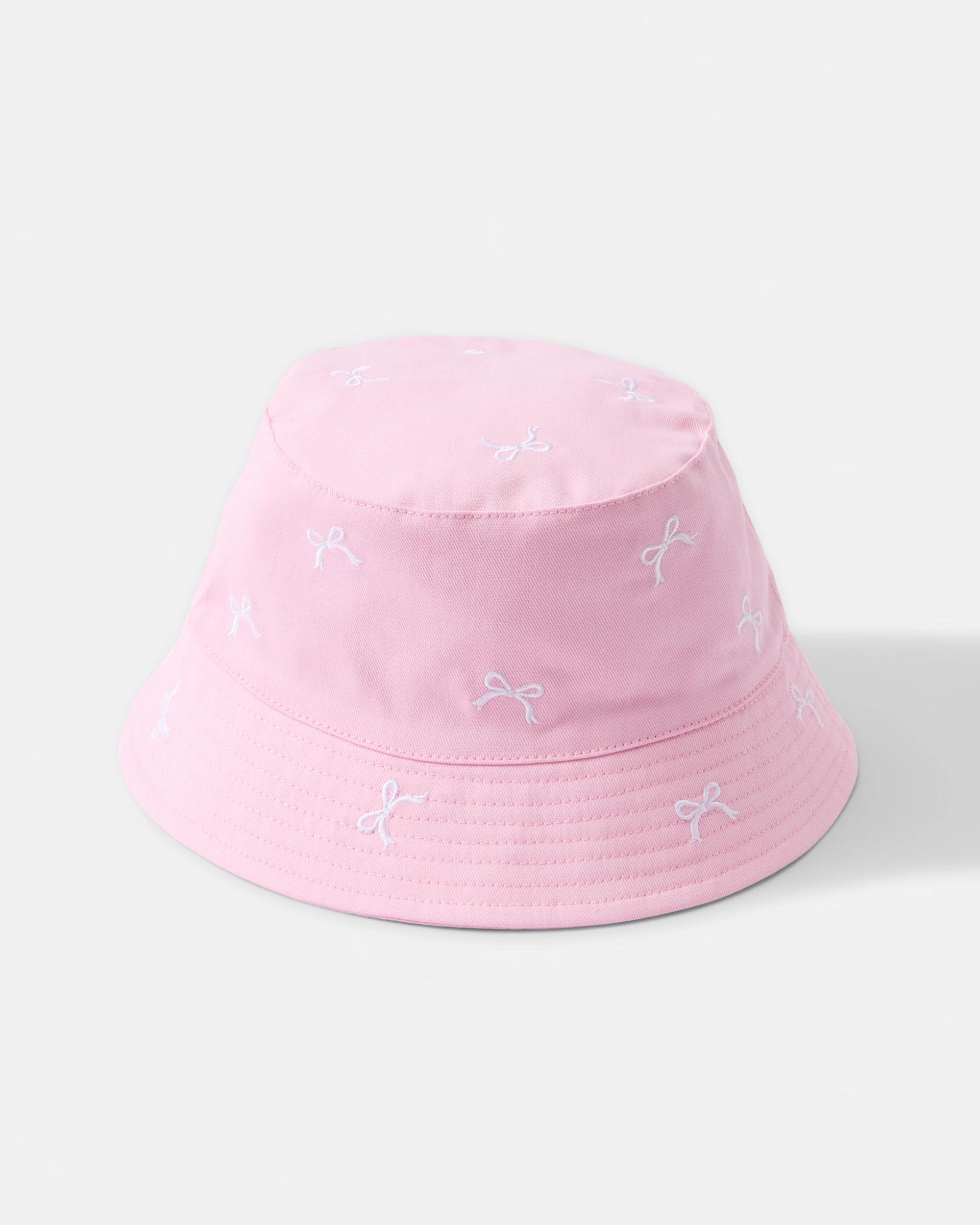 1 Bucket Hat Pink Bows, 1 of 2