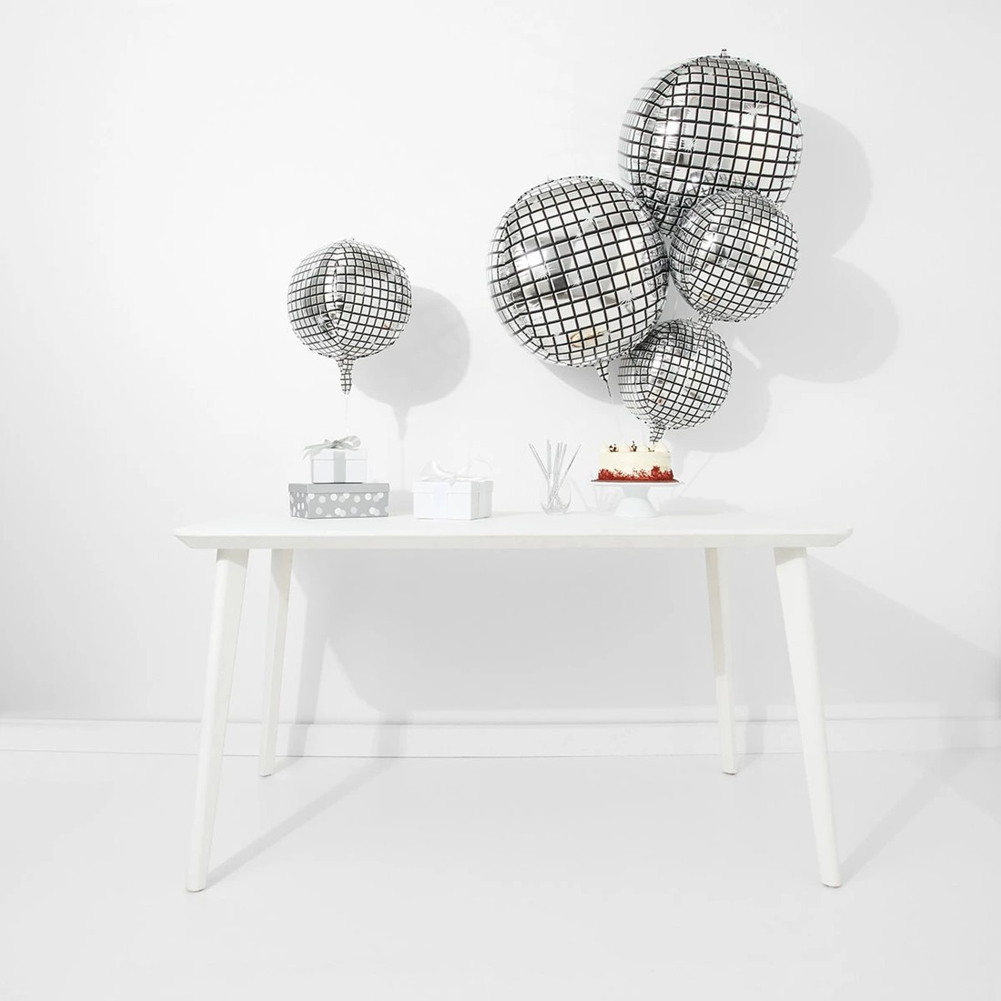 1 5 Pack Disco Foil Balloons, 1 of 6