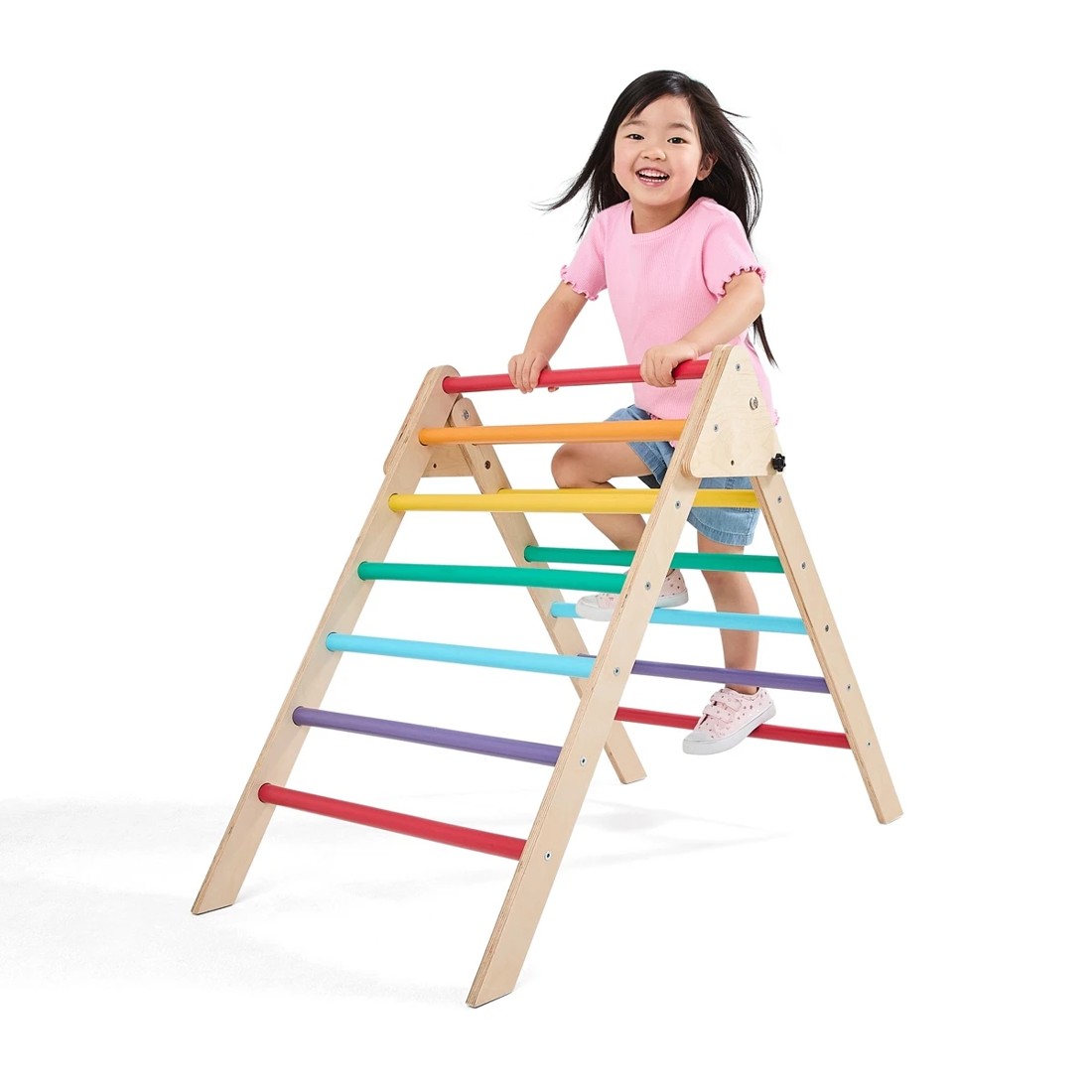1 Wooden Climbing Frame, 1 of 6