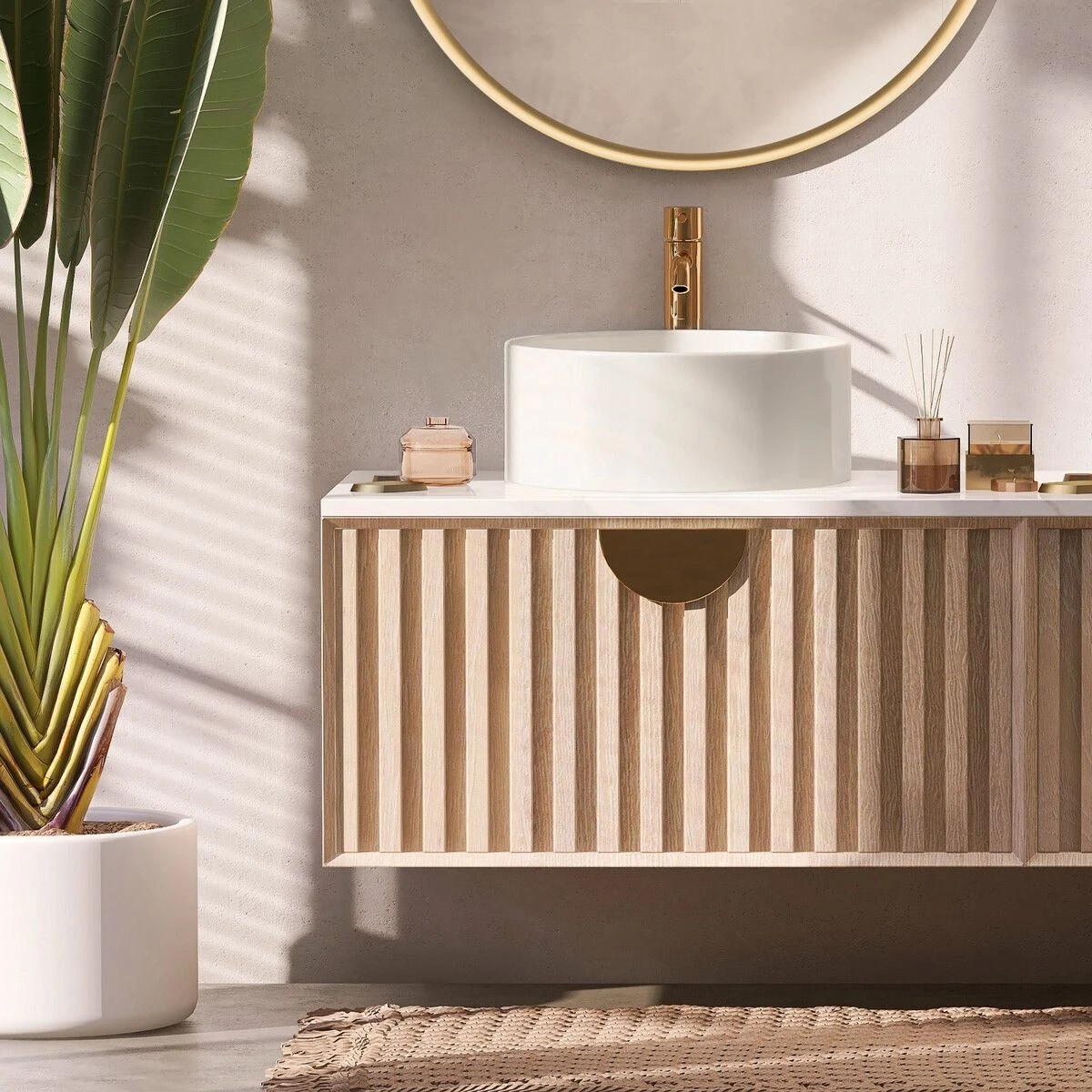 2 LUXSUITE Bathroom Sink Vessel Hand Wash Basin Vanity Washing Bowl Above Counter Toilet Bath Countertop Ceramic White, 2 of 4