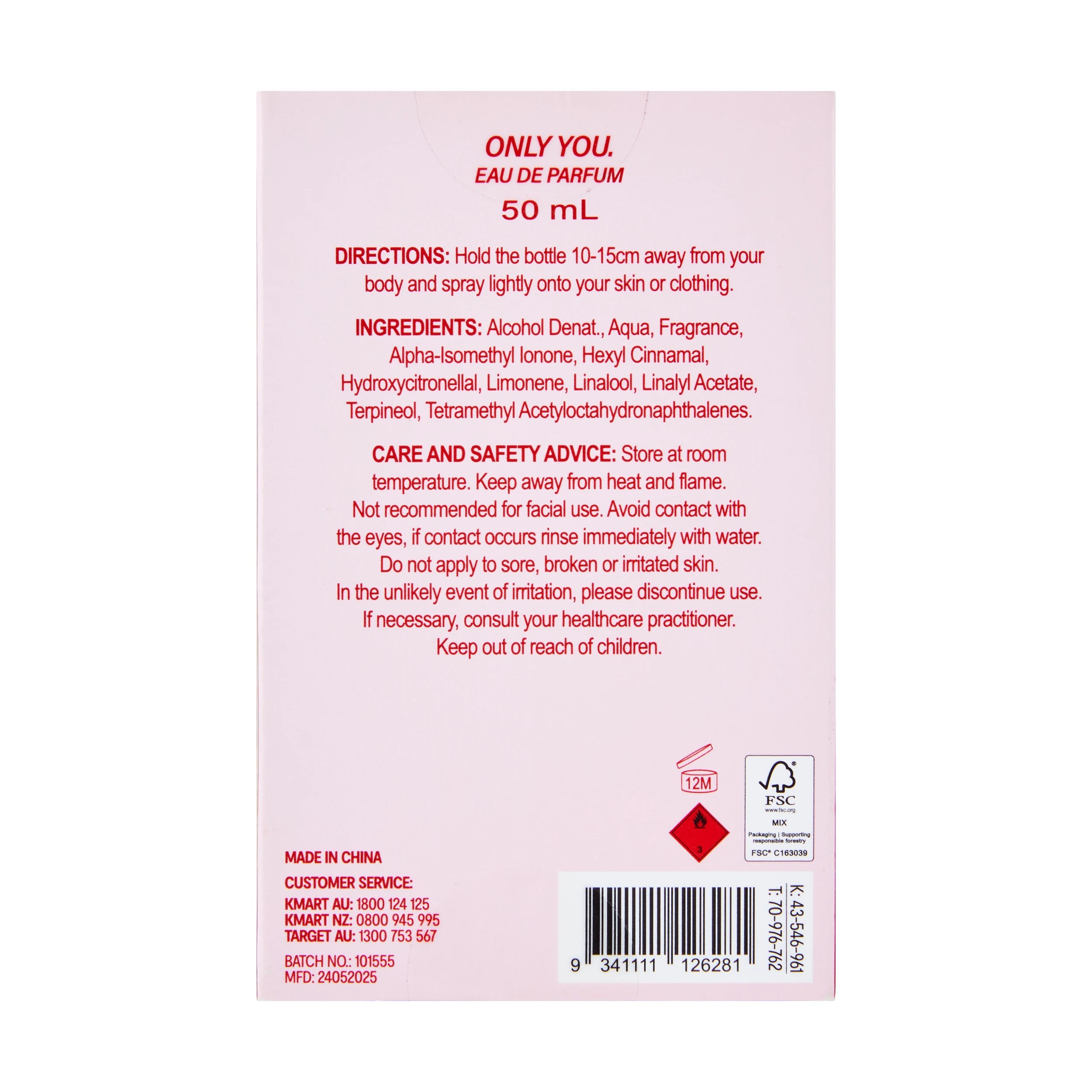 6 OXX Fragrance Only You. Eau De Parfum 50ml, 6 of 6