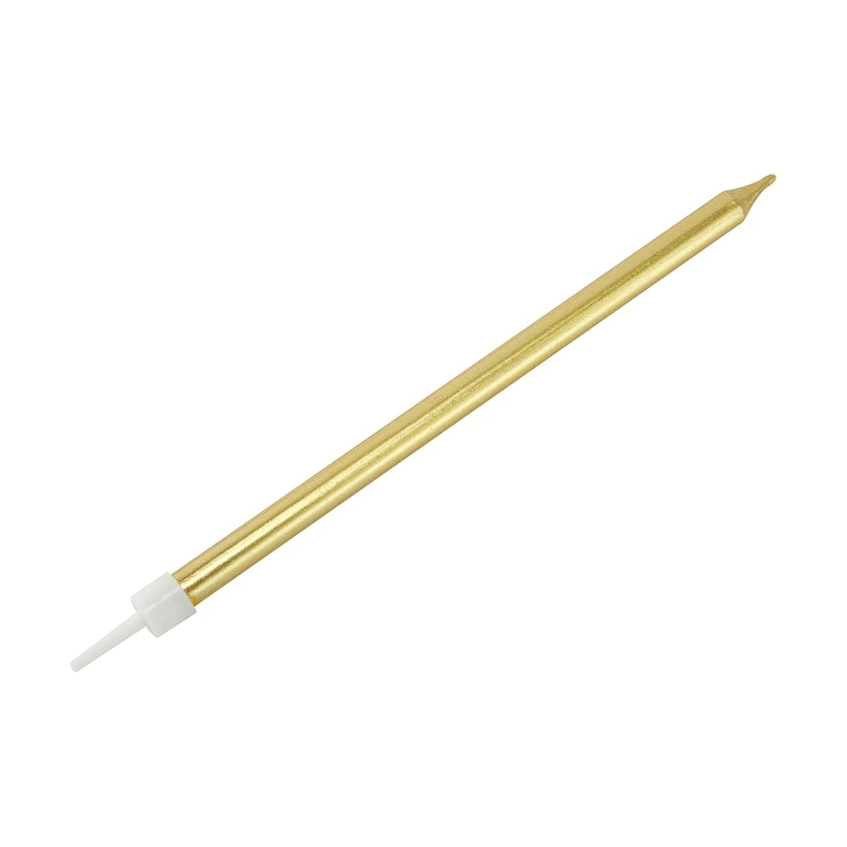 4 12 Pack Tall Gold Look & Silver Candles, 4 of 9