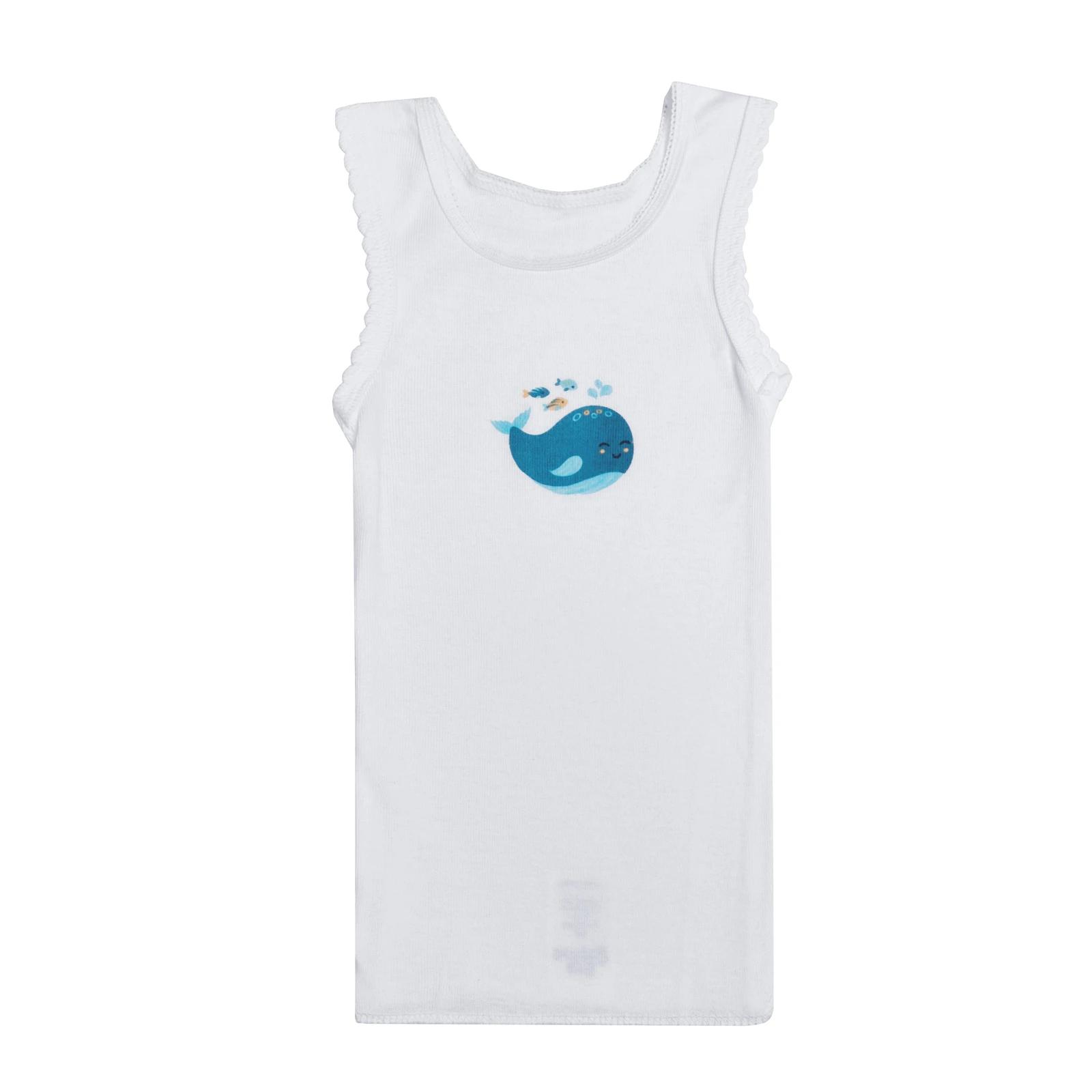 3 Big Softies 5Pk Organic Singlet BLUE, 3 of 7
