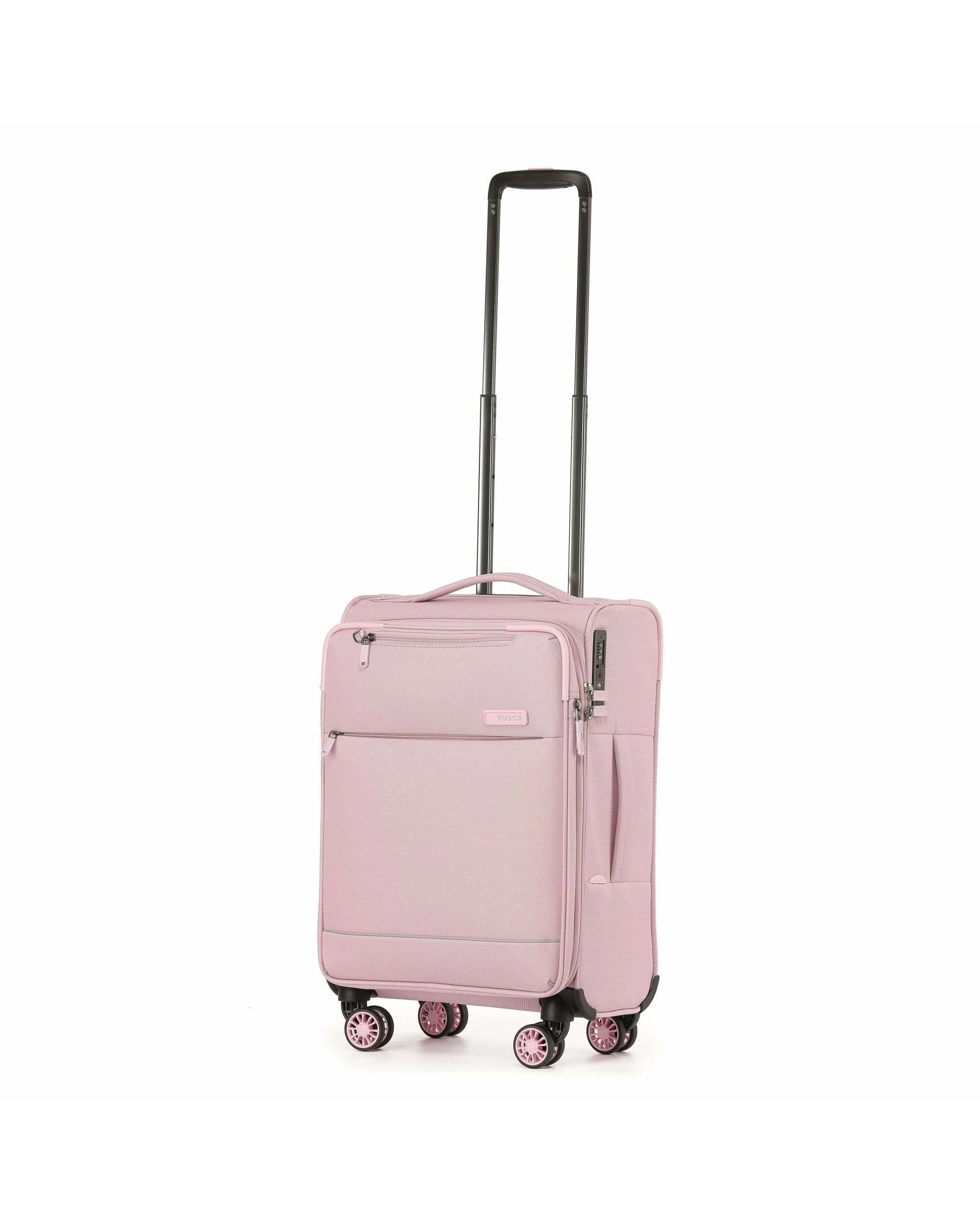 1 Tosca So Lite Carry-On Suitcase 54 cm - Pink, 1 of 5