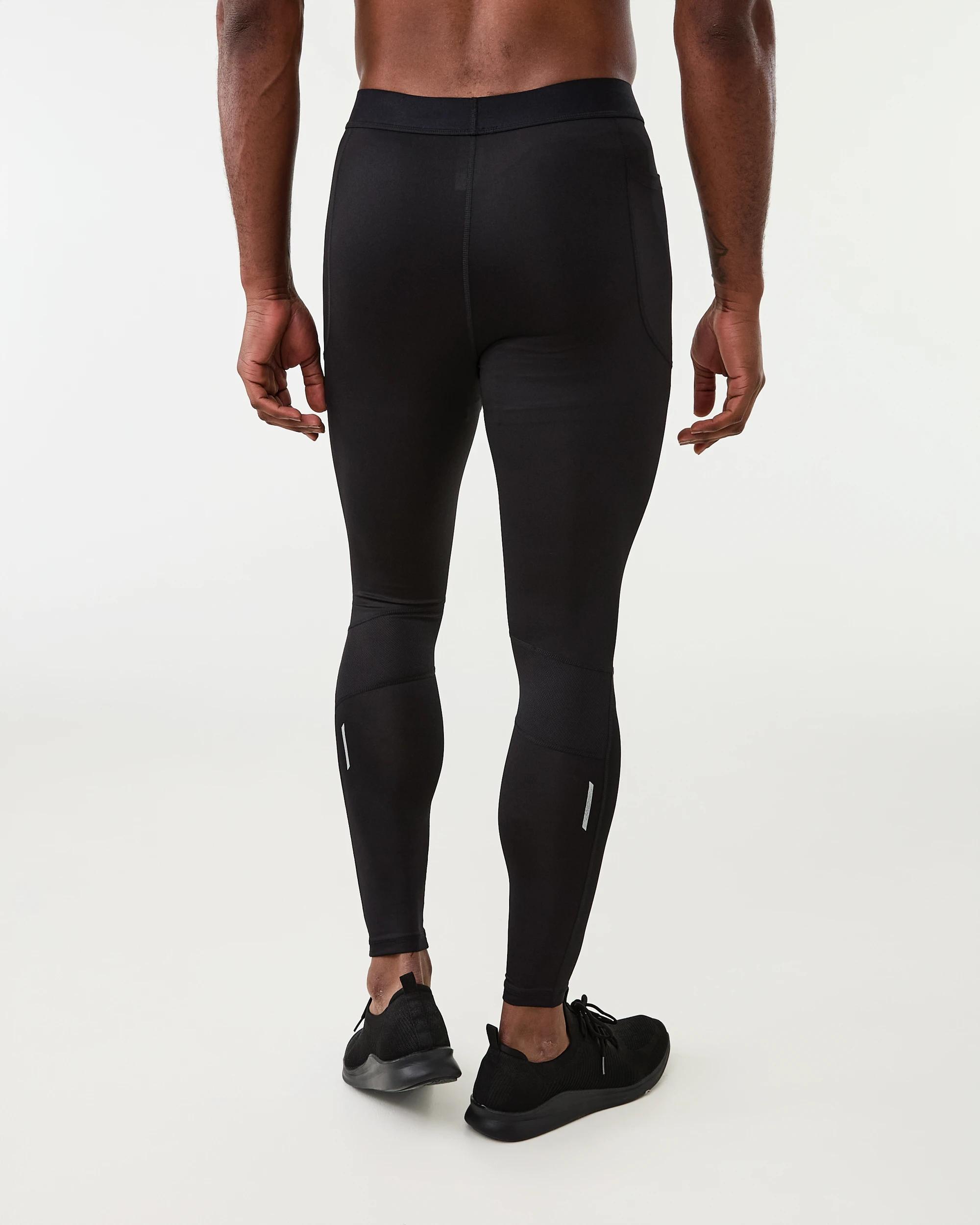3 Active Mens Training Tights BLACK, 3 of 6
