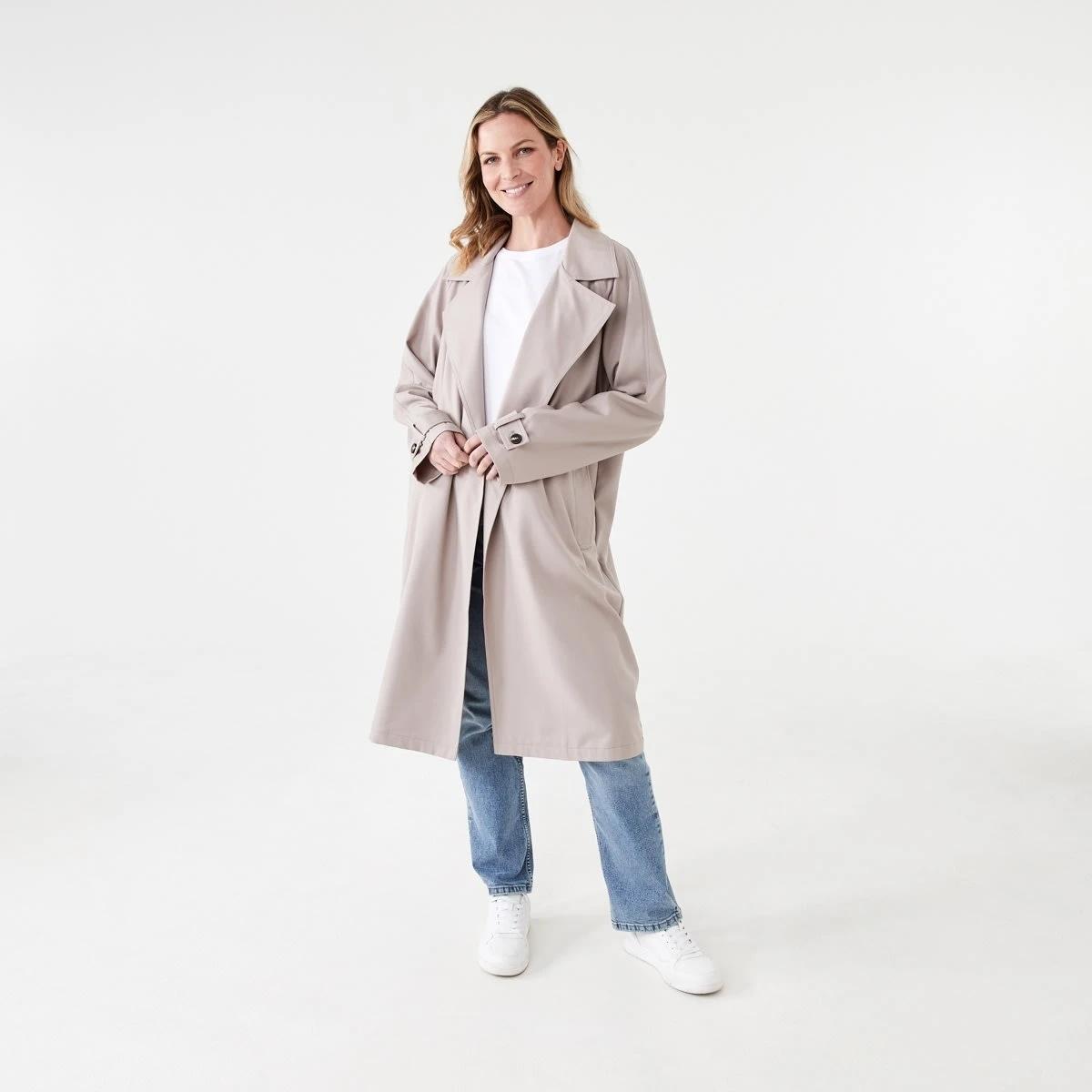 1 Drape Jacket FADED TAUPE, 1 of 6