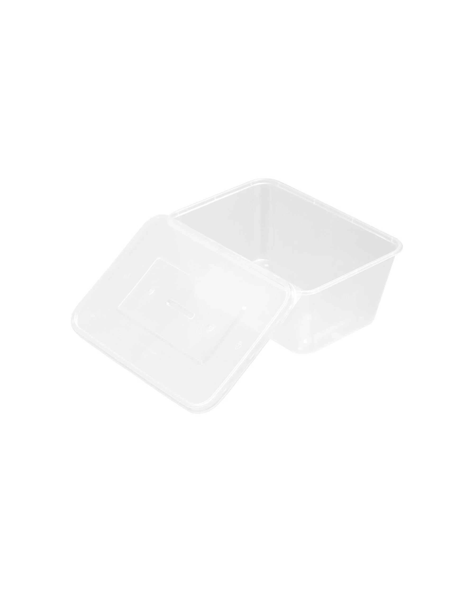 5 10pc Lemon & Lime Reusable Takeaway Food Storage Container Box Rectangular 1l
 - Clear, 5 of 5