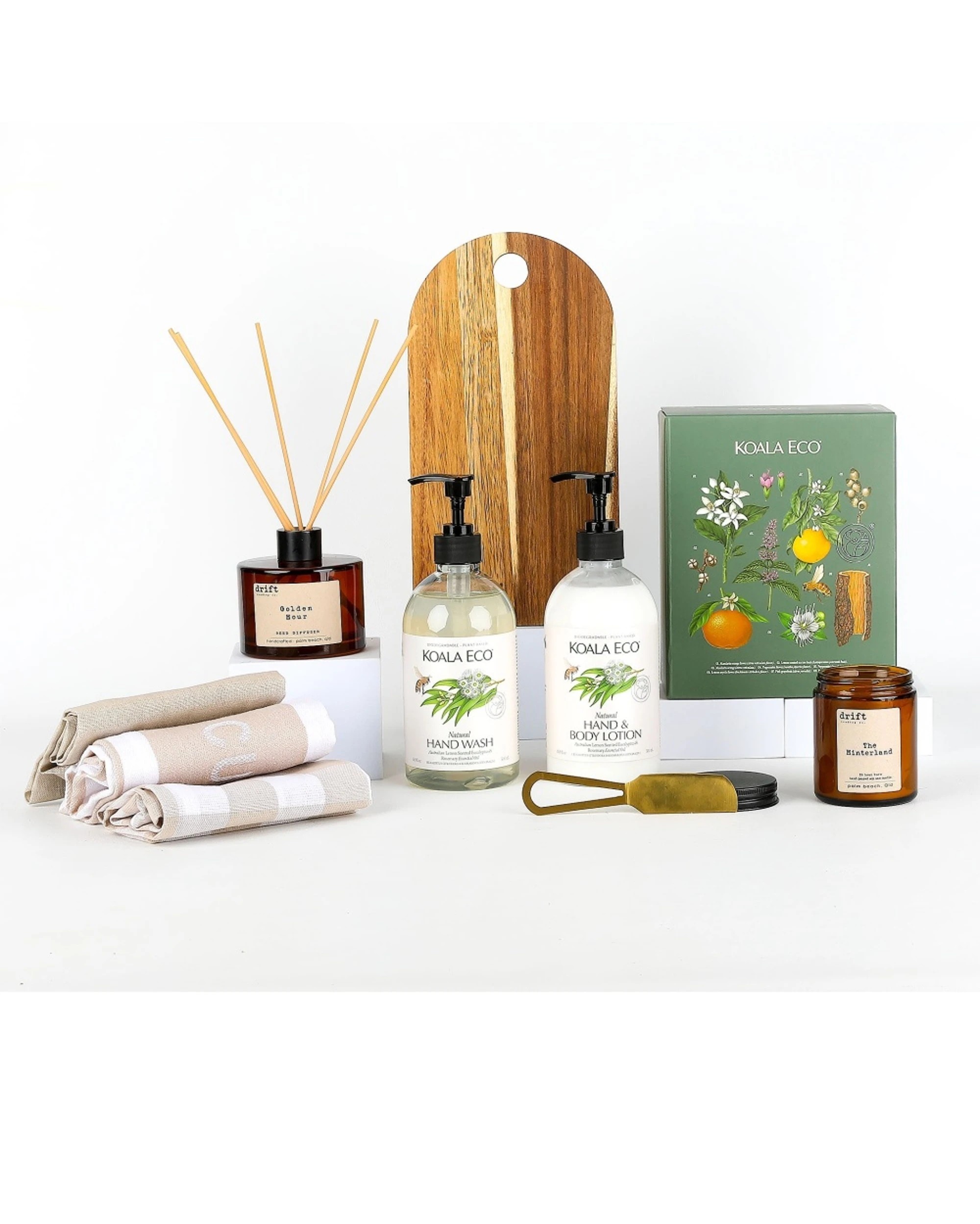 1 Gift Basket Housewarming Hamper Koala Eco Hand Wash Body Lotion Reed Diffuser - Multi, 1 of 8