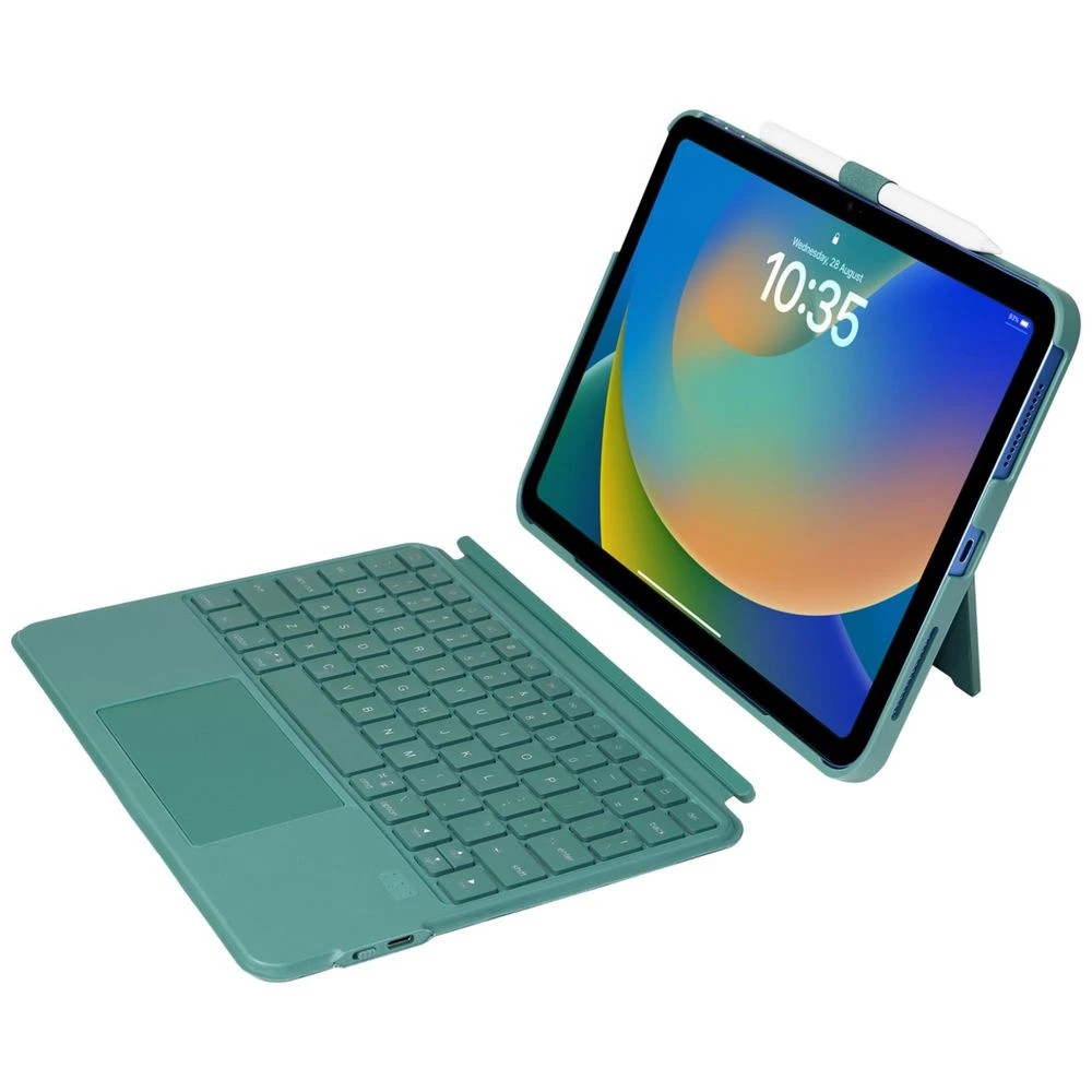 4 J.Burrows Keyboard Folio iPad A16/10th Gen/Air/Pro 11" Green, 4 of 10