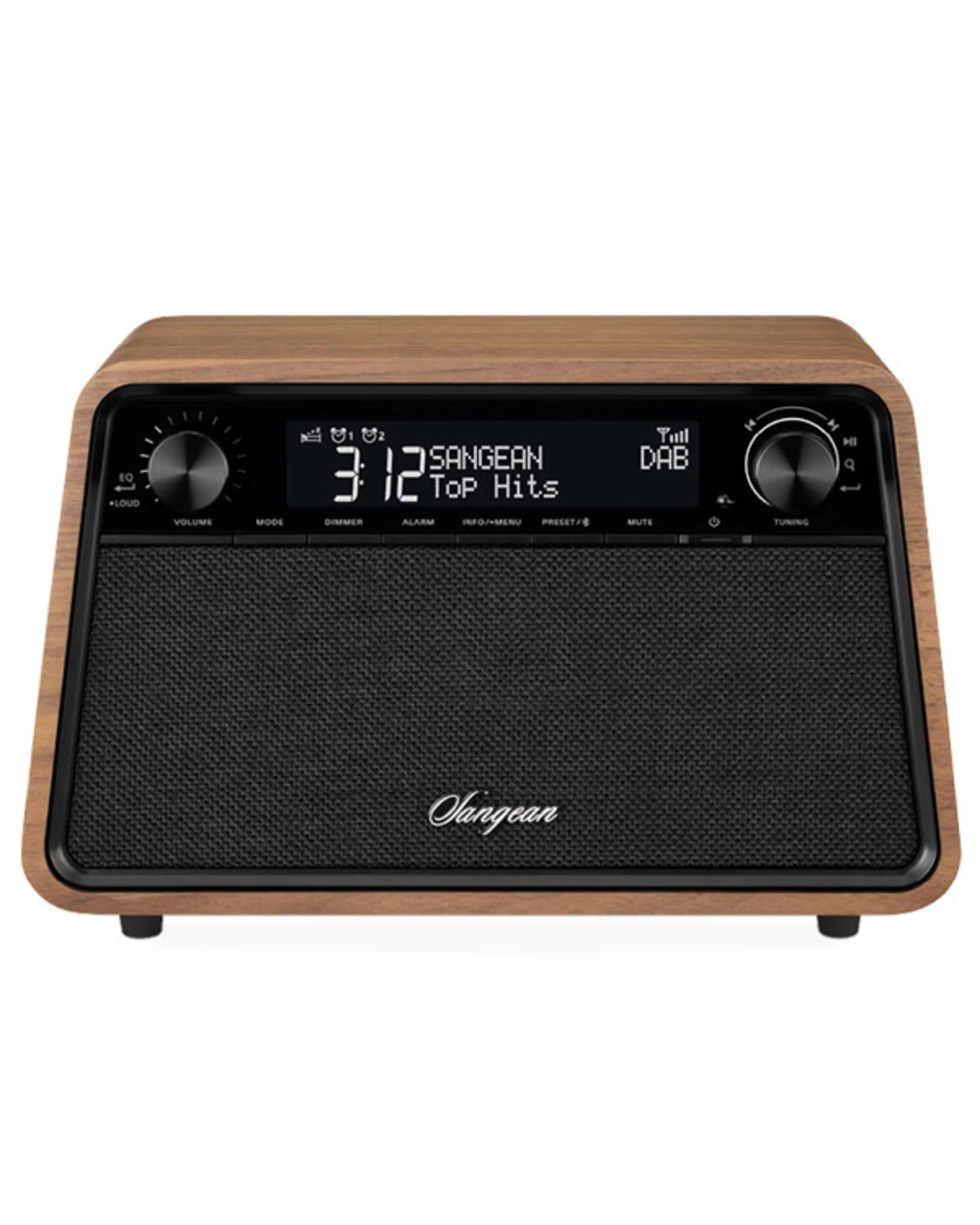 1 Sangean WR-201D DAB/FM Radio - Vintage Walnut, 1 of 5