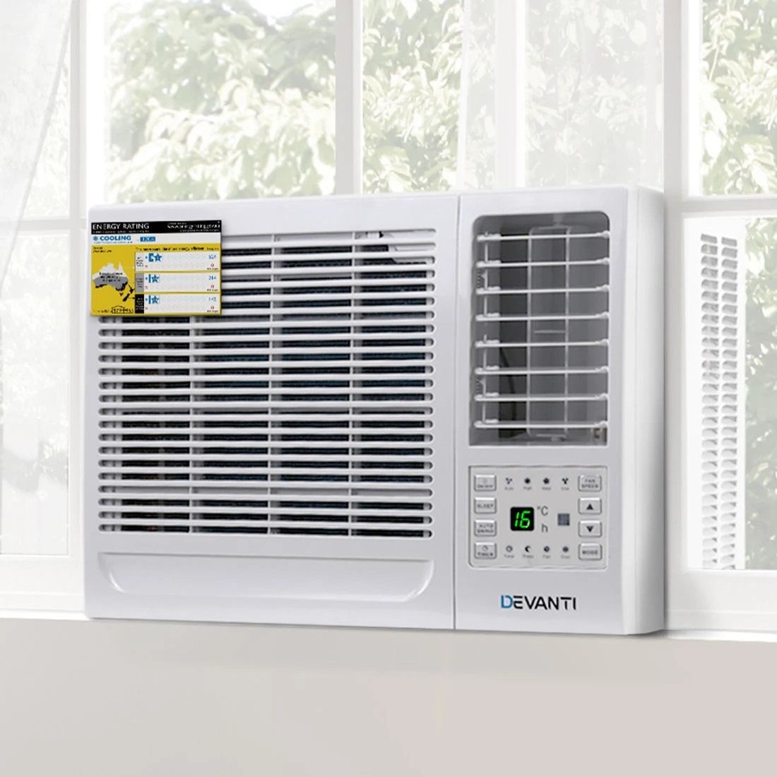 3 Devanti Window Air Conditioner 1.7kW
 - blue, 3 of 8
