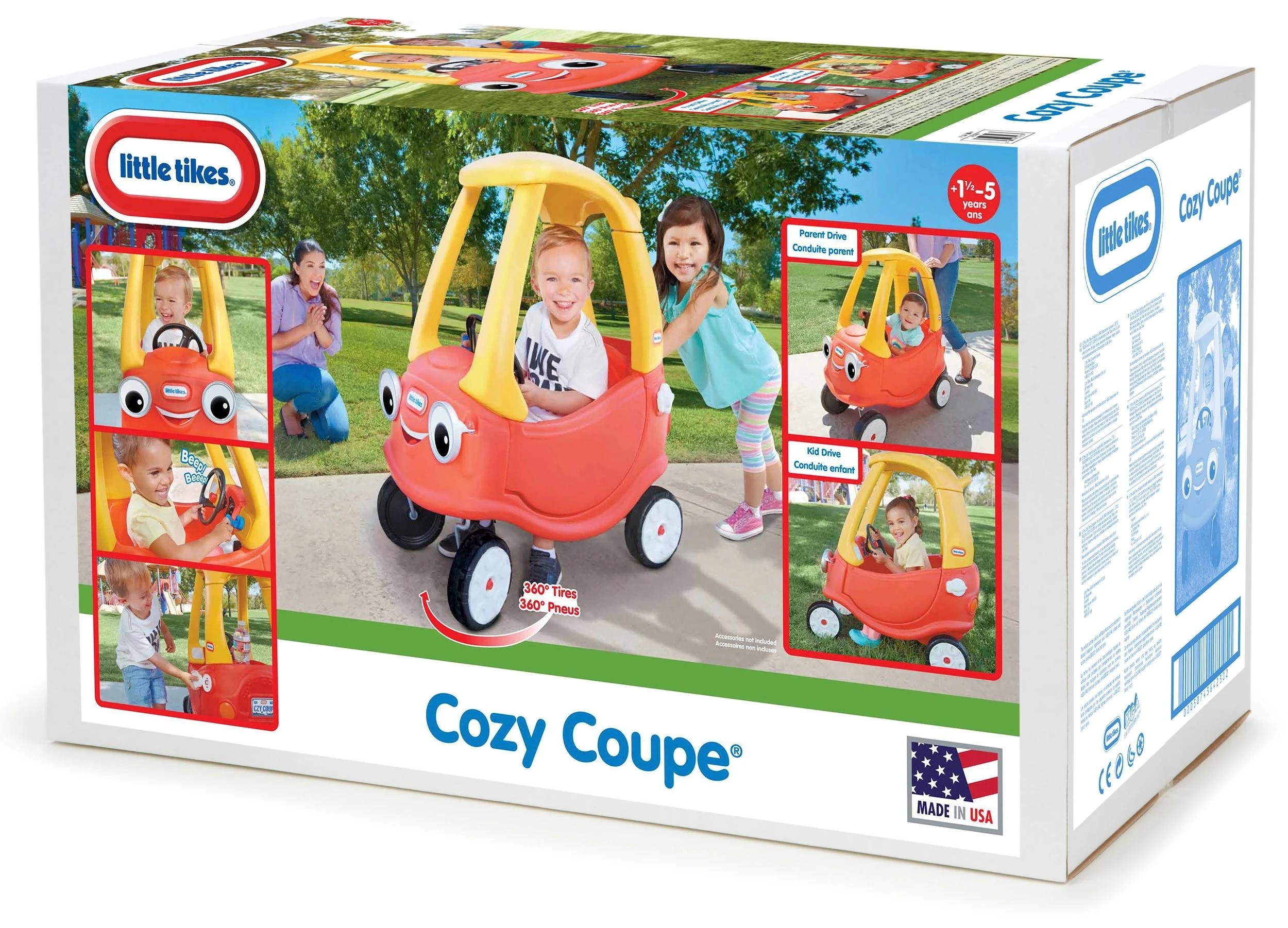 4 Little Tikes Cozy Coupe - Red, 4 of 10