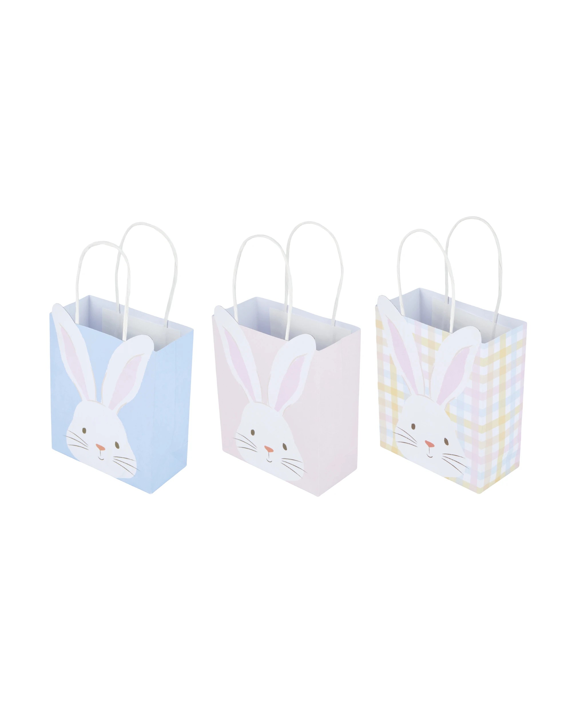 2 6 Pack Easter Bunny Loot Bags - Assorted, 2 of 6