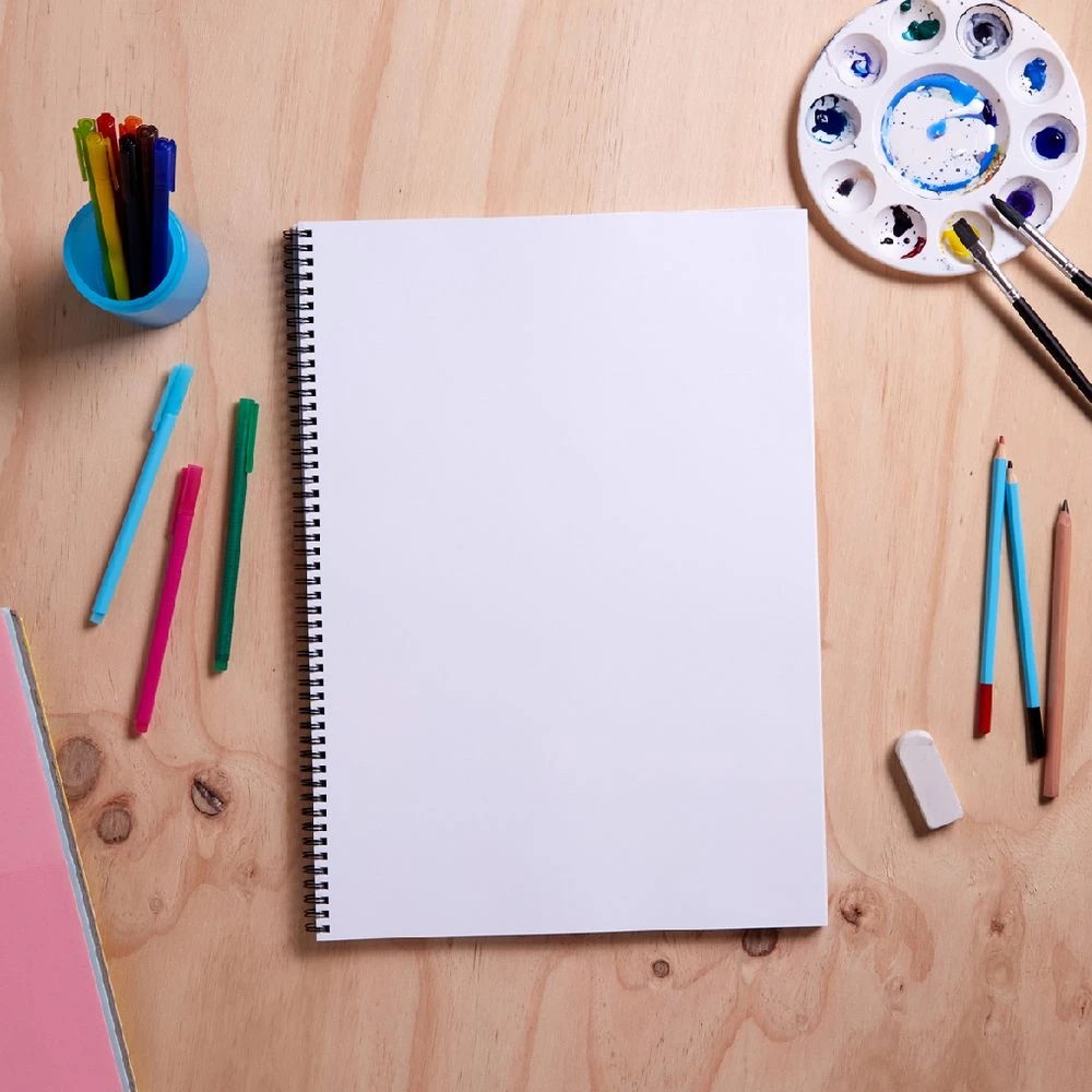 3 Reeves A3 Visual Art Diary 110gsm 60 Sheets Headphones, 3 of 6