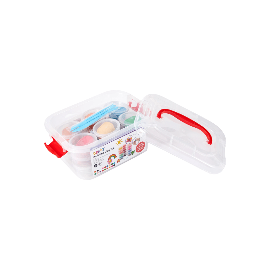 3 21 Pack Modelling Clay Tub, 3 of 5