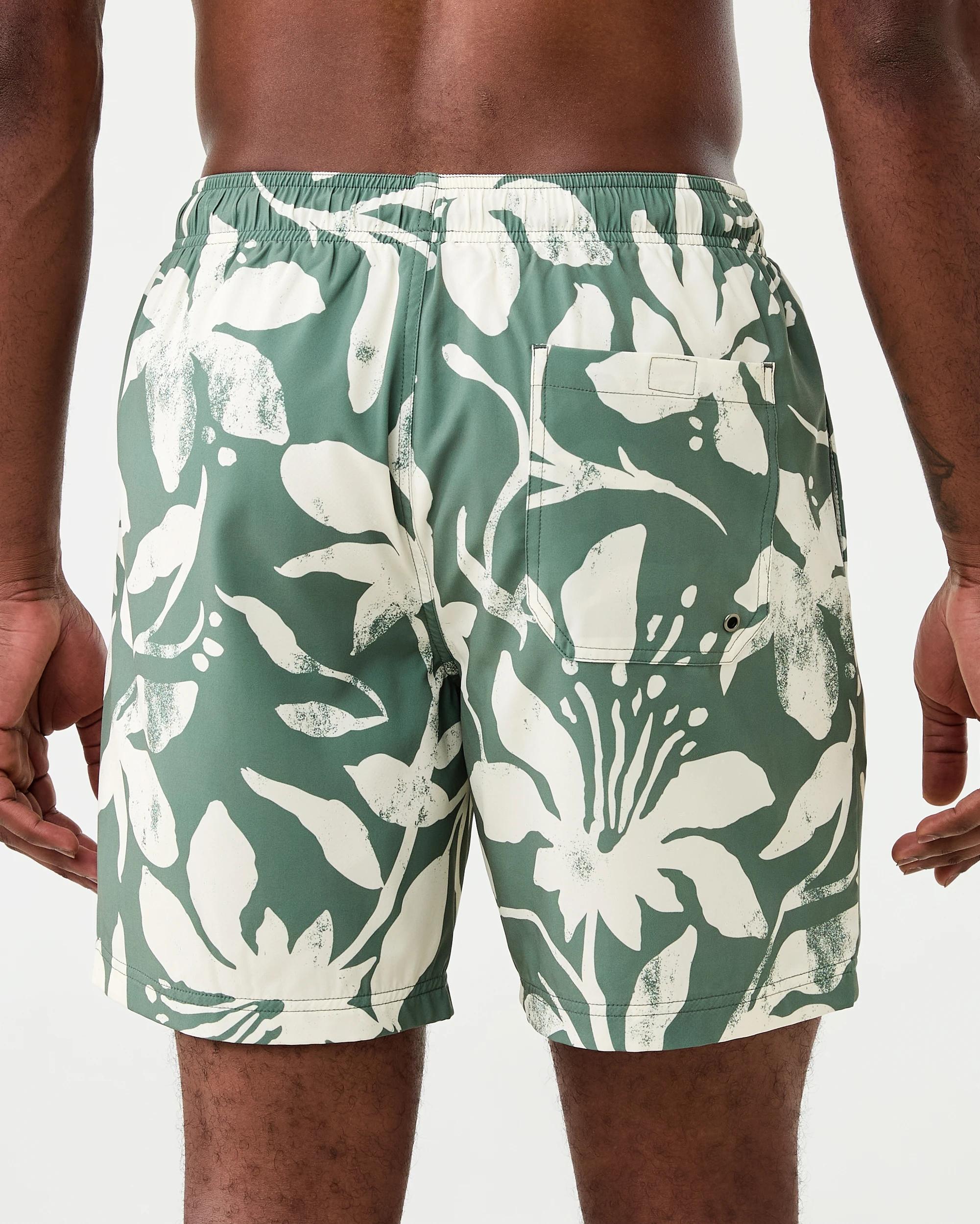 3 Regular Print Boardshorts Grn Troflo, 3 of 7