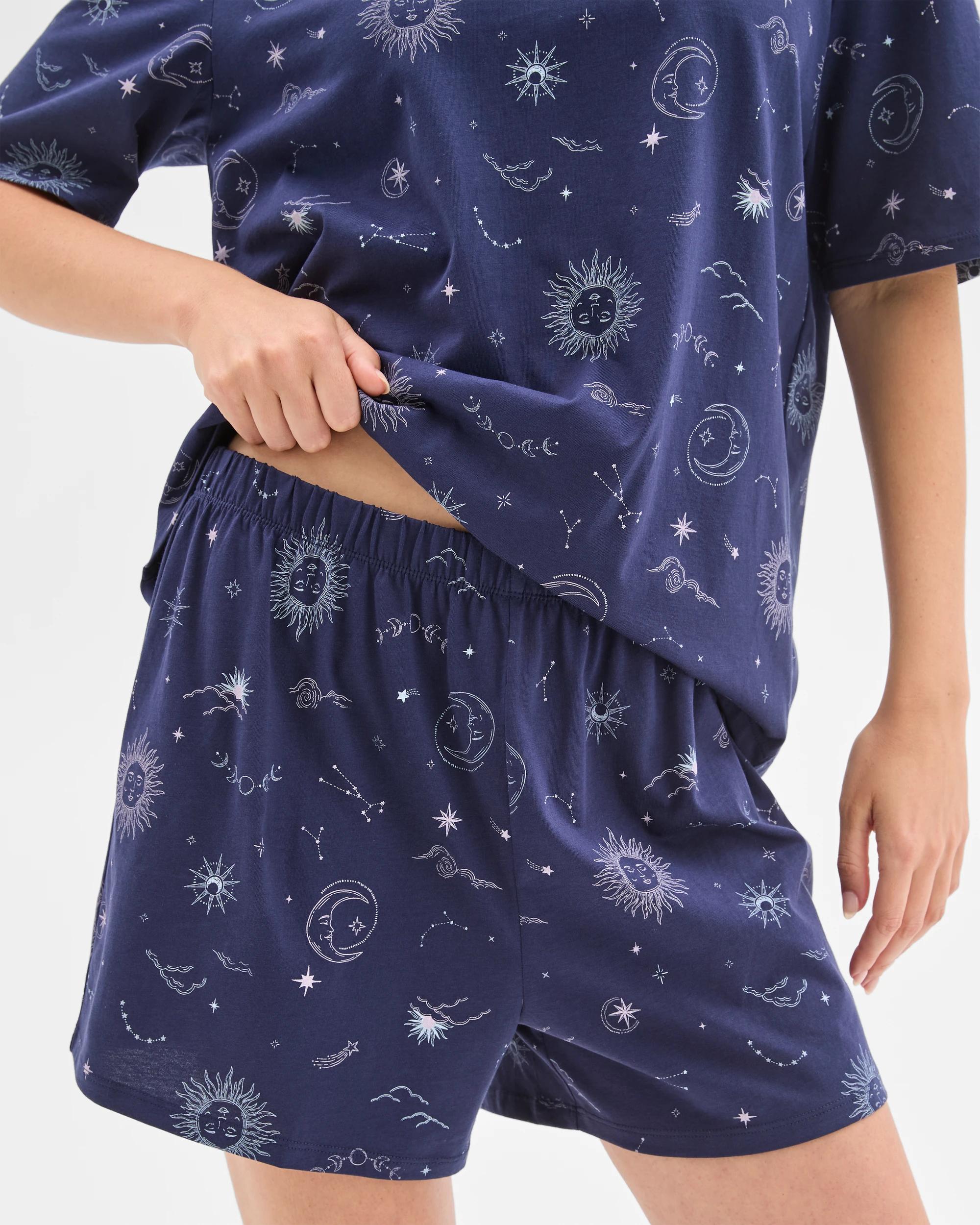 4 Target Australian Cotton T-Shirt and Shorts Pyjama Set CELESTIAL, 4 of 5
