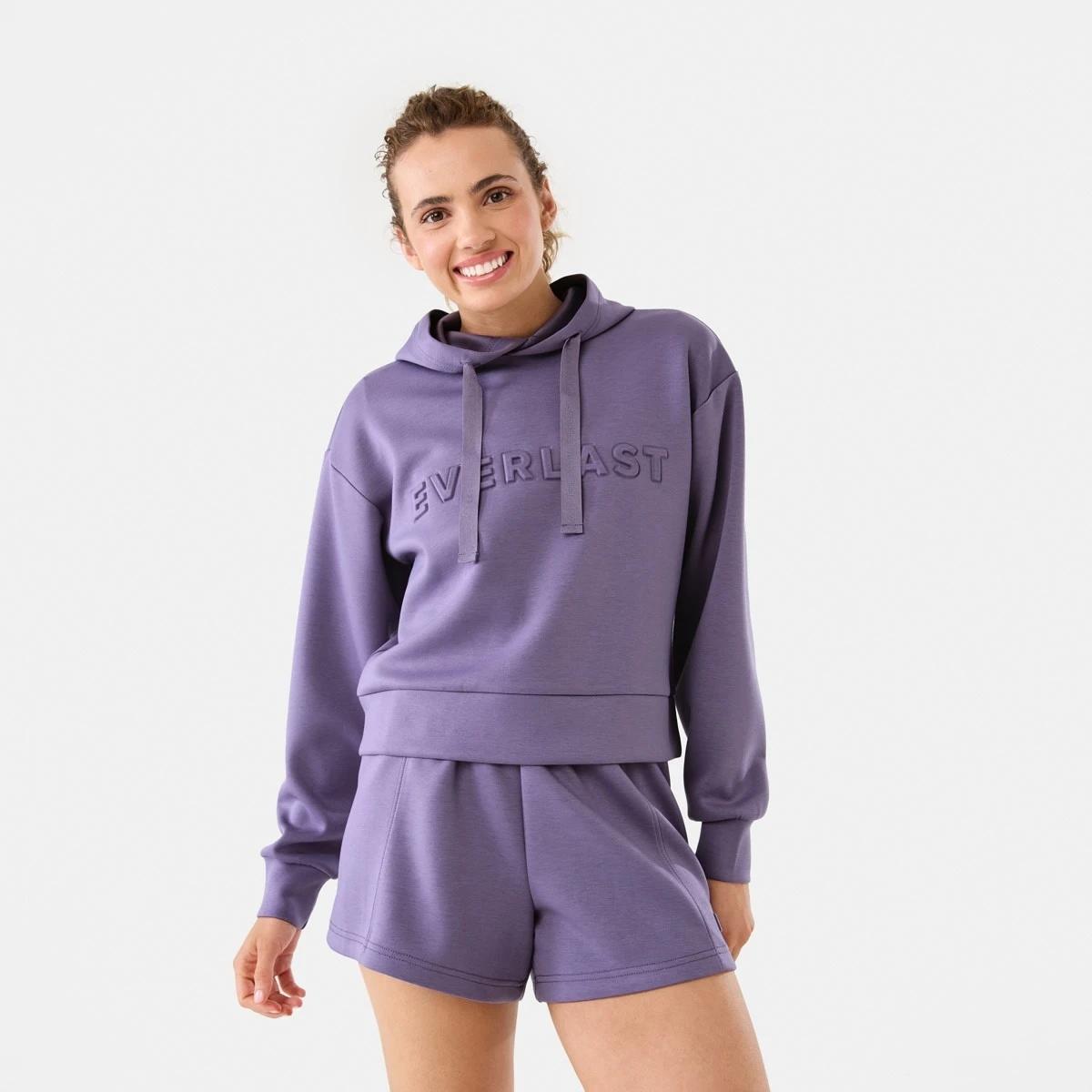1 Everlast Womens Scuba Hoodie Dusk, 1 of 7