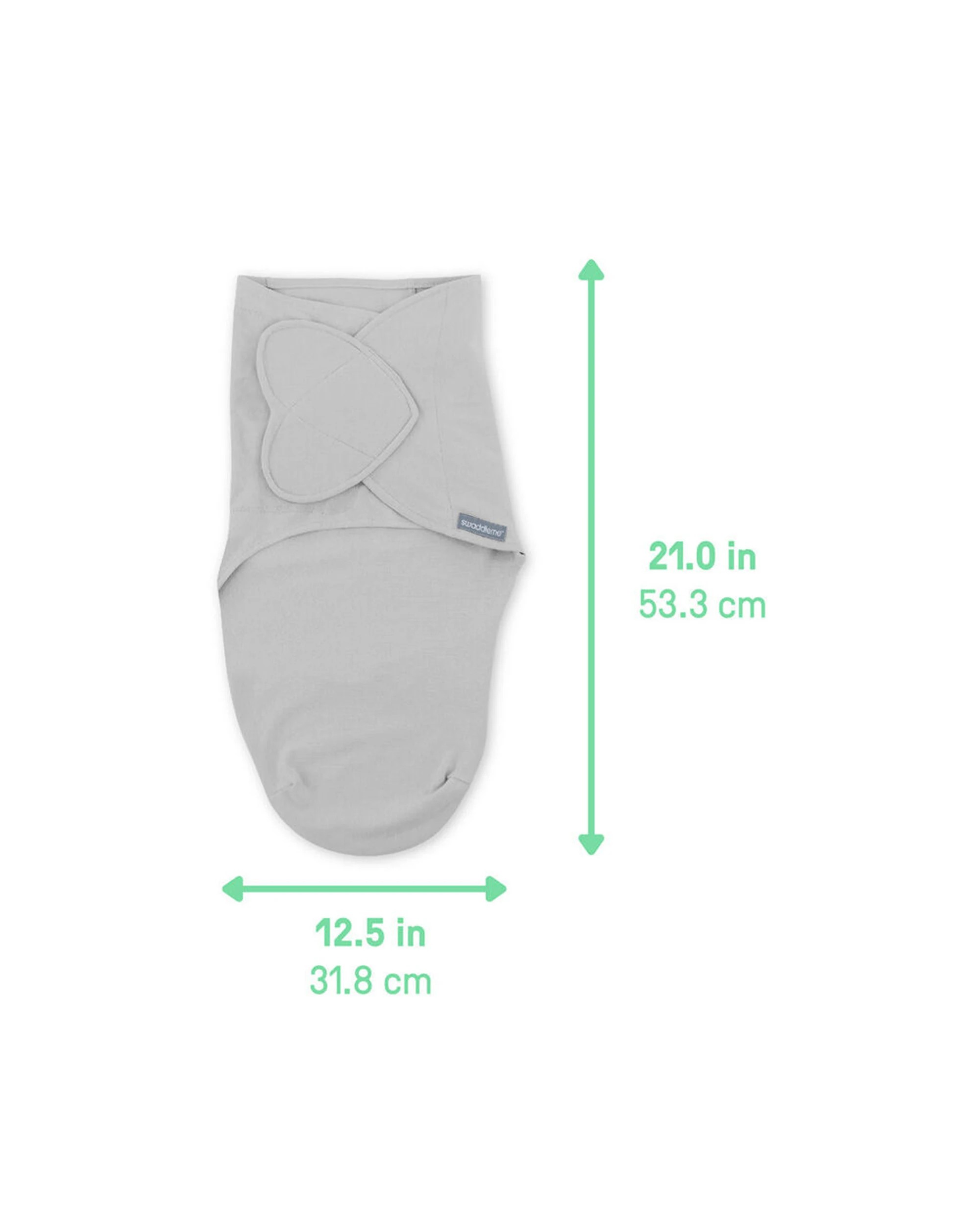 2 Ingenuity SwaddleMe Monogram Collection Baby Swaddle 2PK 0-3 Months Cotton - Beige, 2 of 4