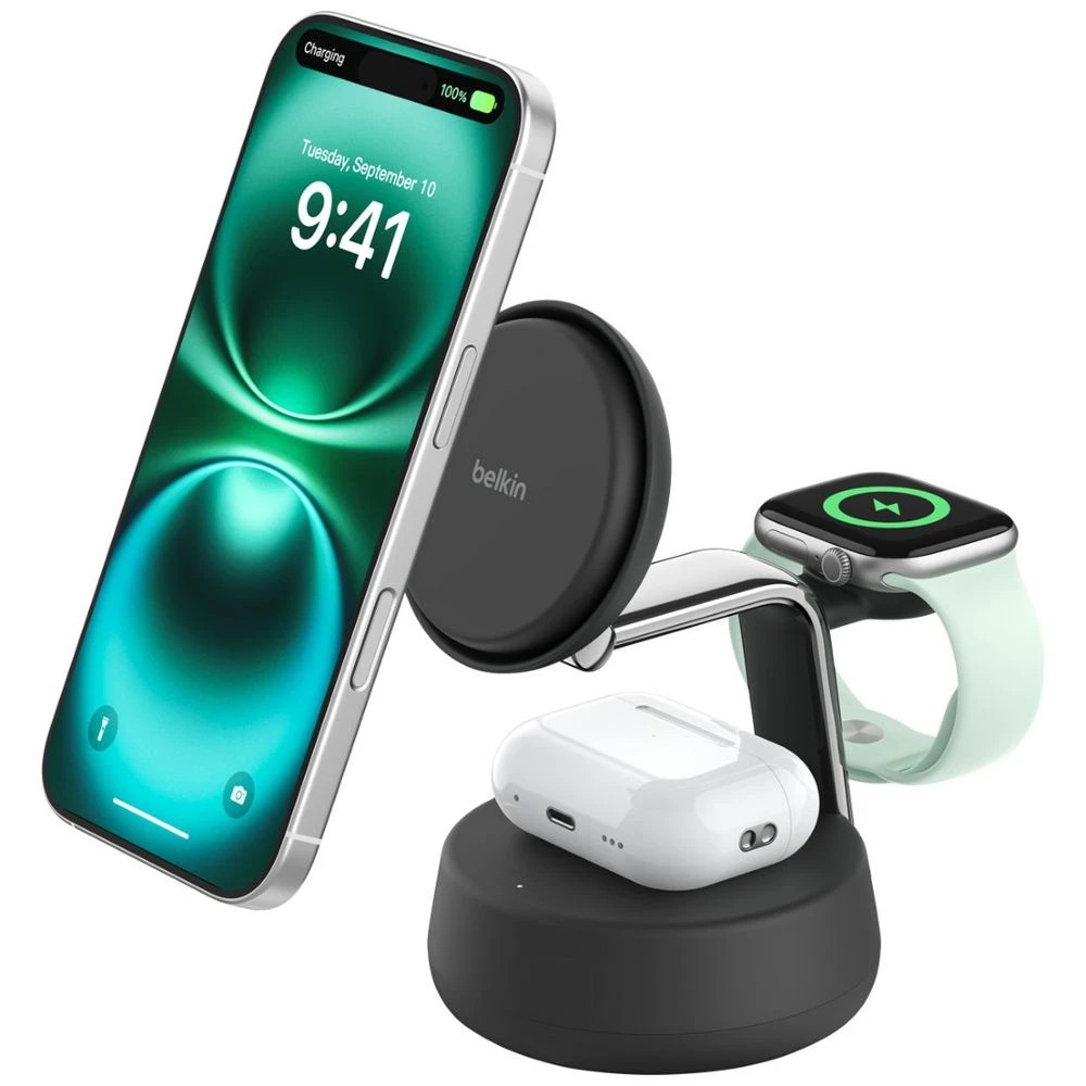 Belkin UltraCharge Pro 3-in-1 Magnetic Charging Dock - Kmart