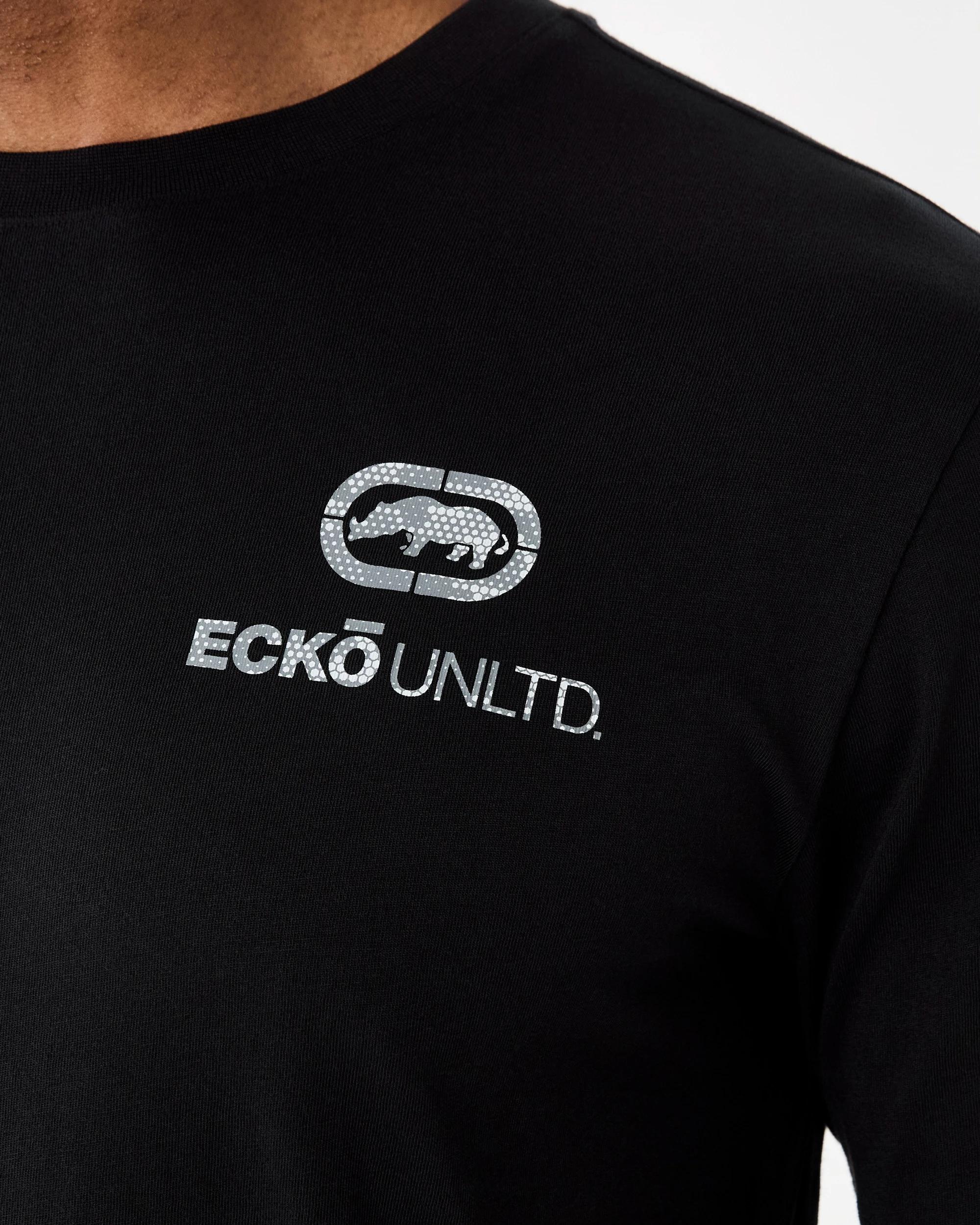 6 Ecko License Longline T-Shirt Blk Camo, 6 of 8
