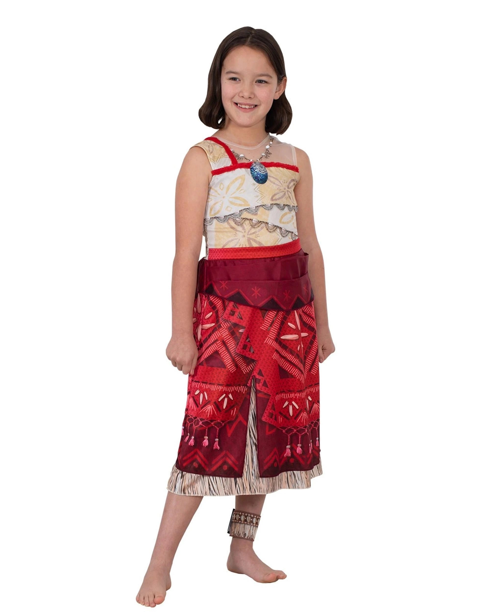 4 Disney Moana 2 Moana Deluxe Costume Size 3-5 Years, 4 of 5