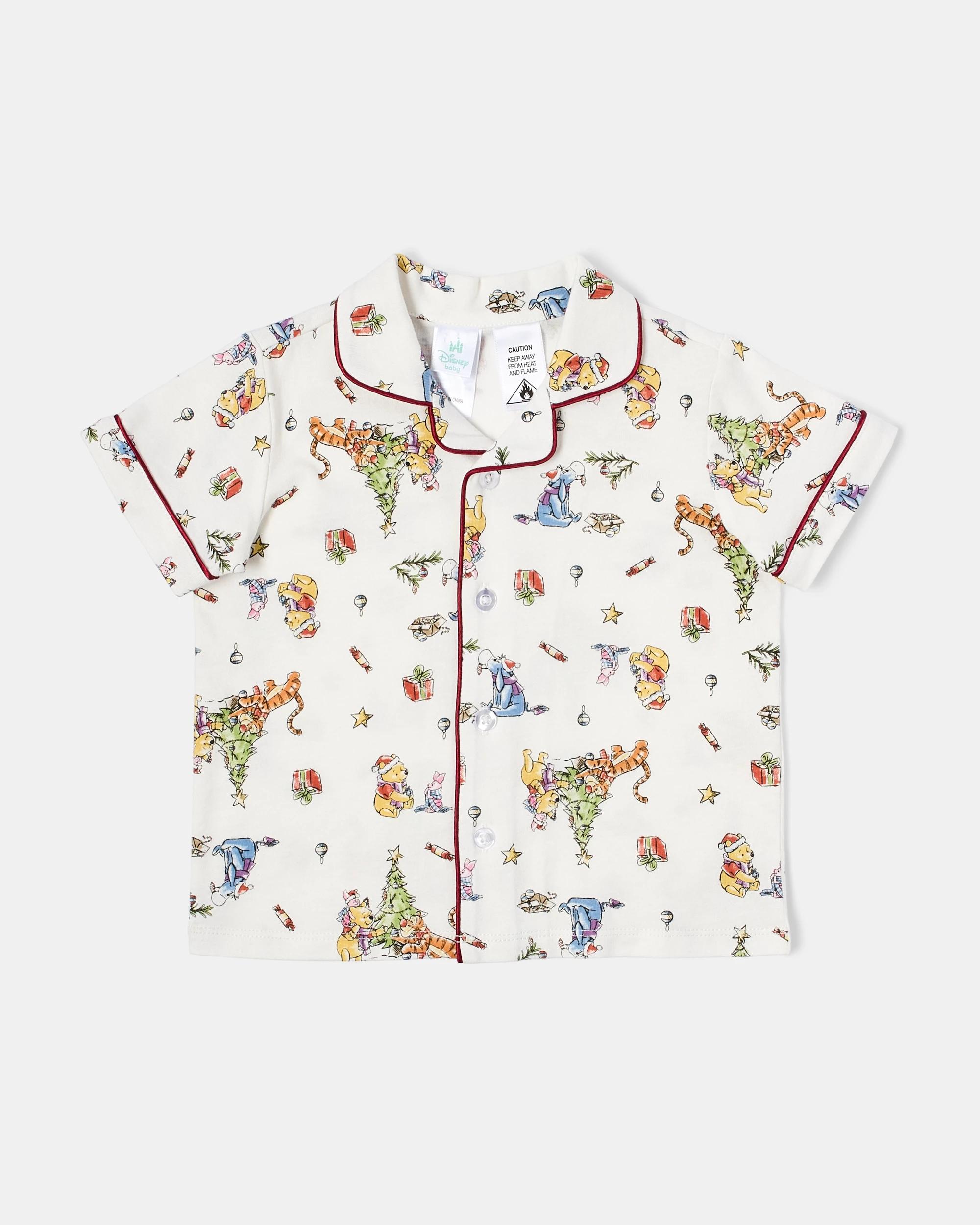 3 Family Matching Christmas Winnie The Pooh Mini Me Baby Pyjama Set Wtp, 3 of 7