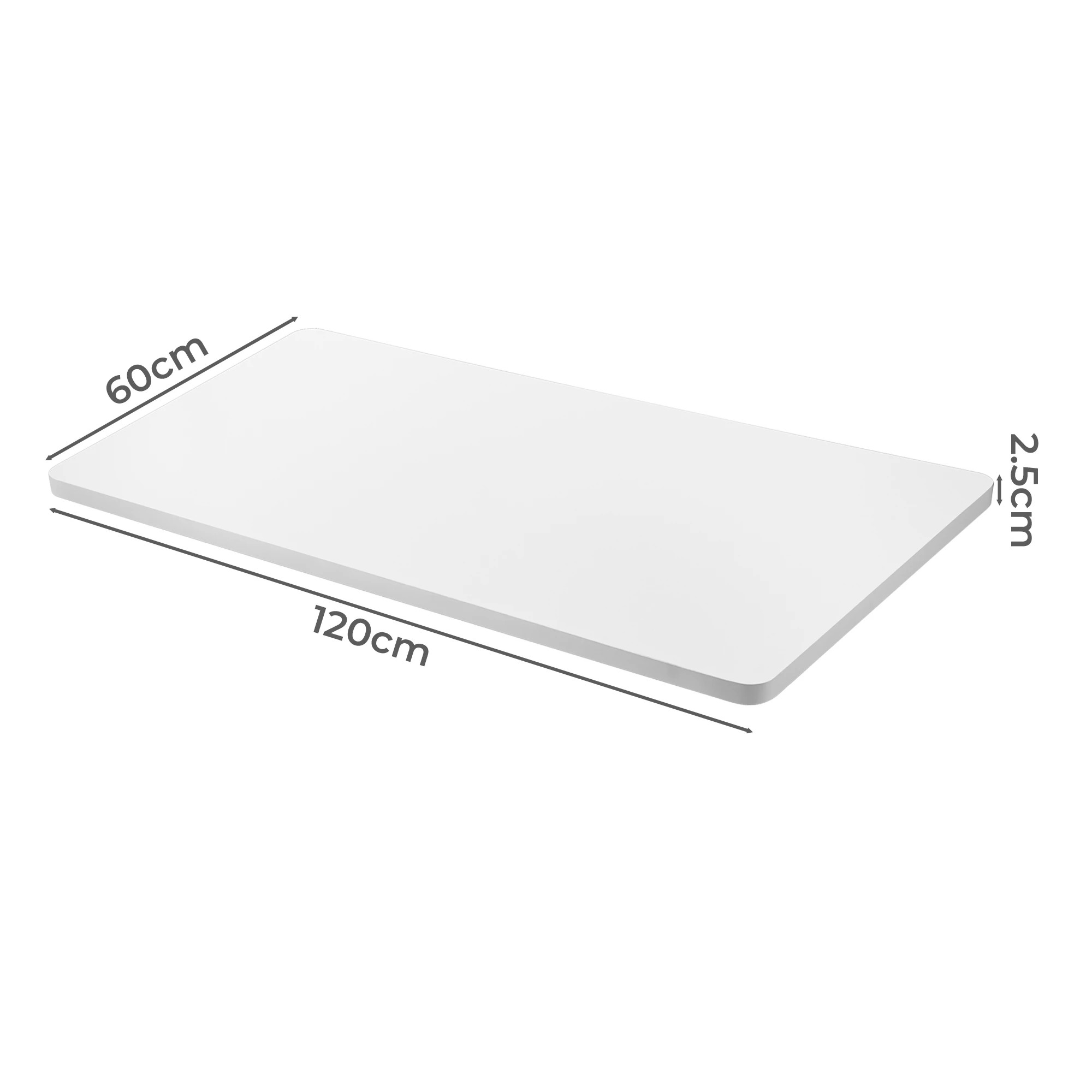 3 Levede White 120x60cm Desk Top, 3 of 5