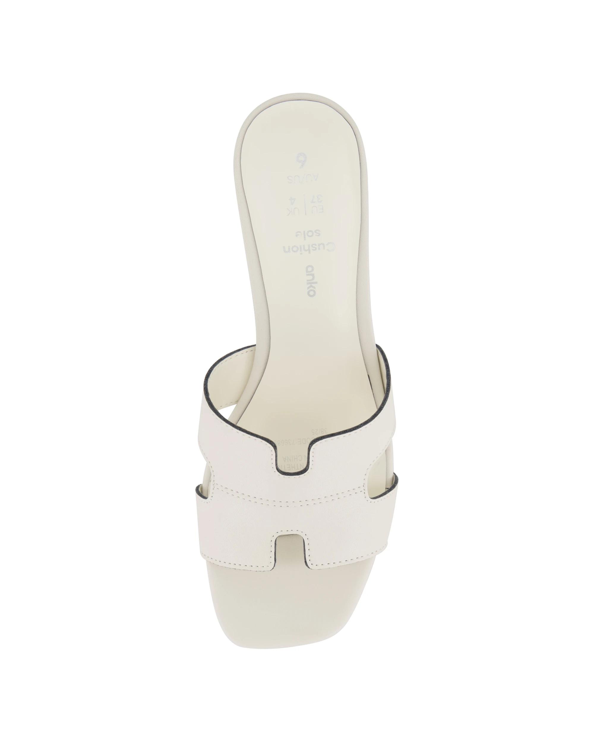 3 Basic Mules Ivory, 3 of 5