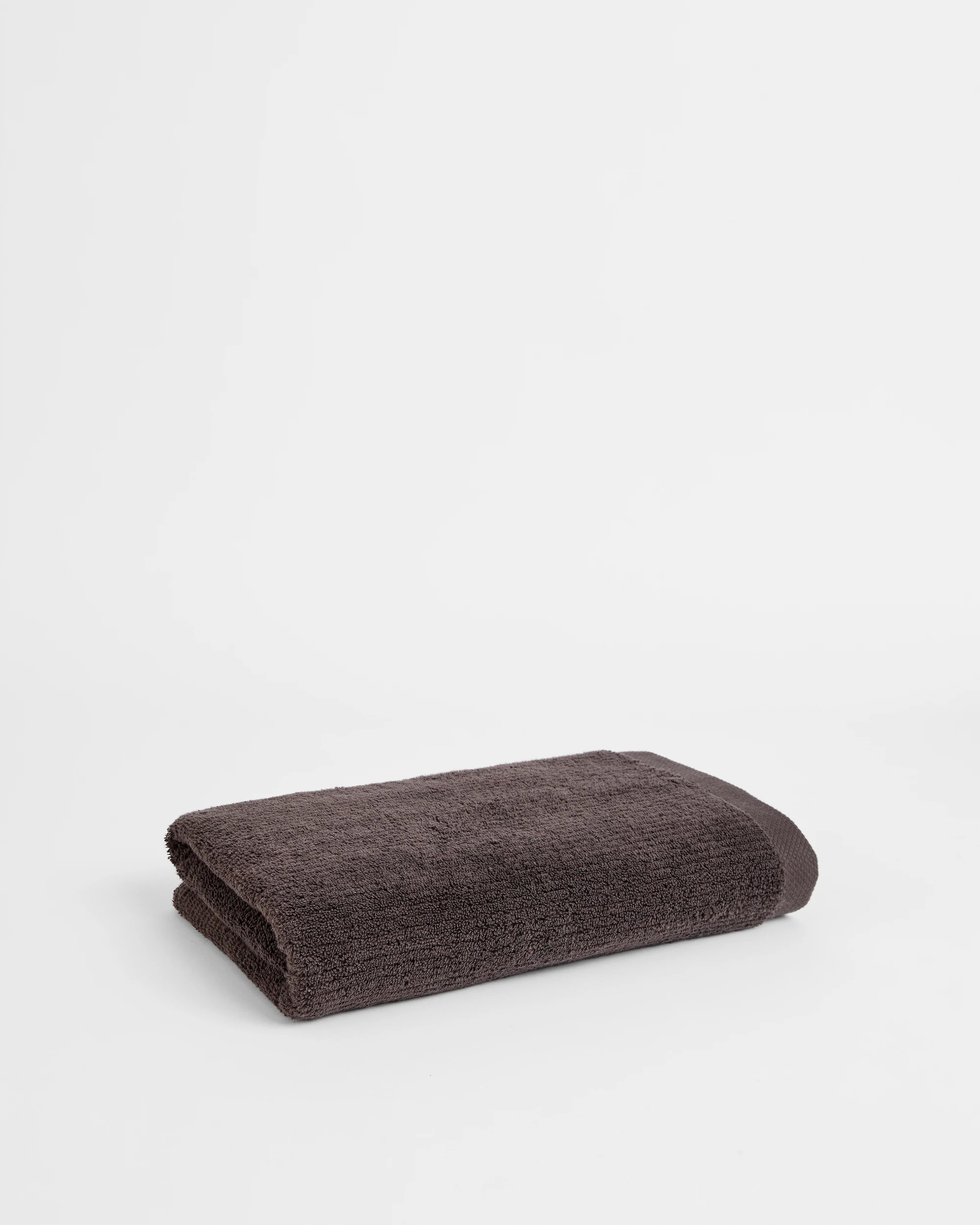 1 Target Piper Australian Cotton Ribbed Bath Towel - Brown, 1 of 1
