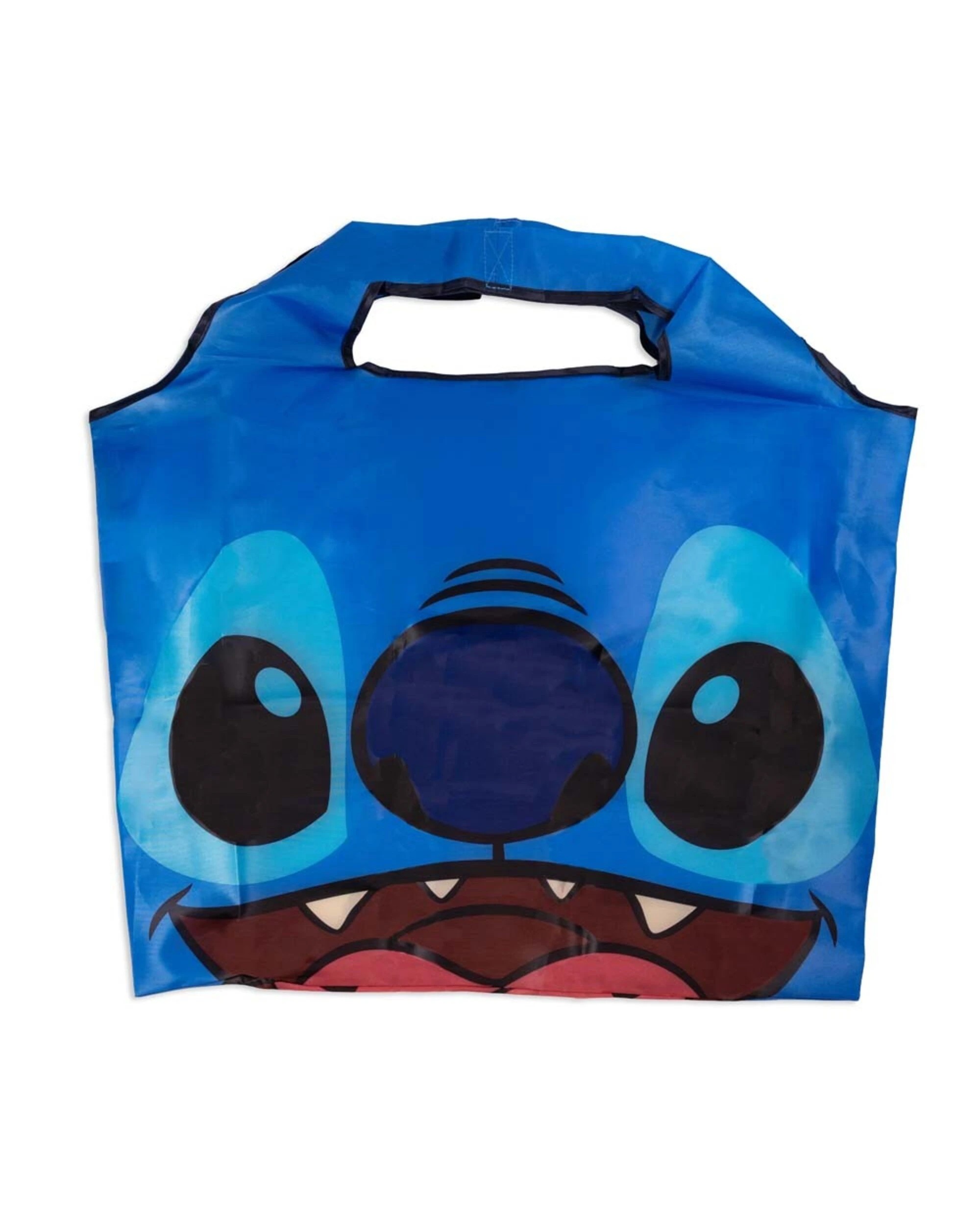 1 Disney - Lilo & Stitch - Stitch Foldable Tote Bag - Blue, 1 of 4